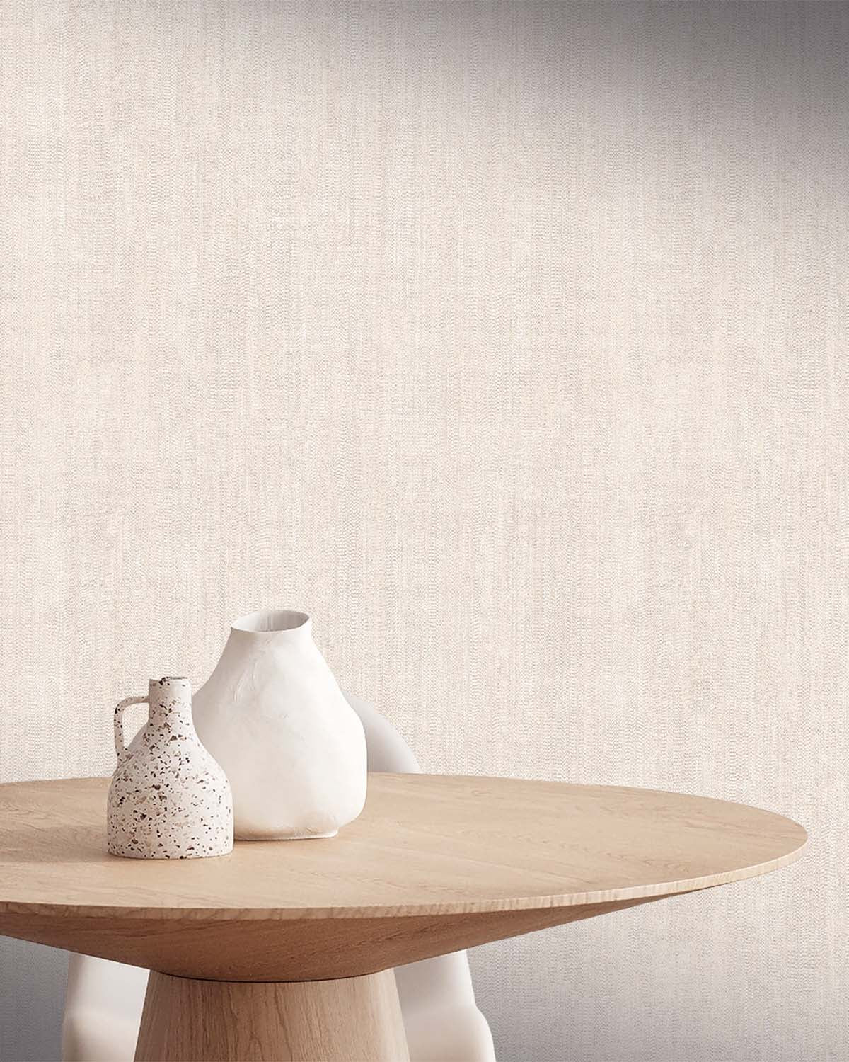 Light Taupe Plain Textured Wallpaper R9017