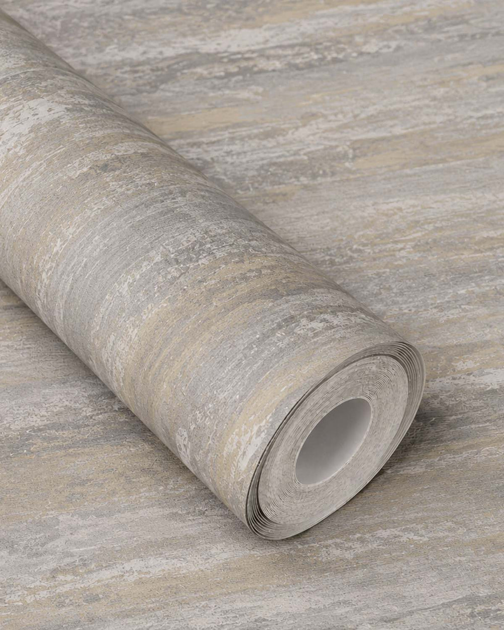 Grey Brushstroke Abstract Metallic Wallpaper R9212