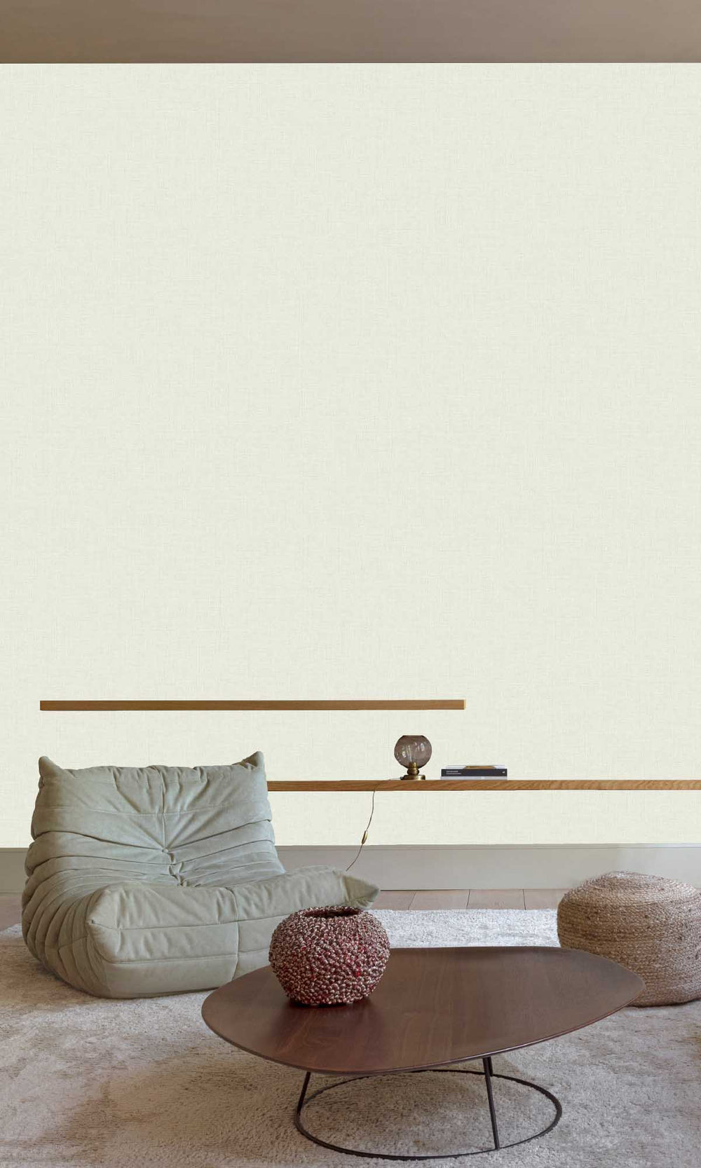 Light Grey Plain Textured Wallpaper R9228