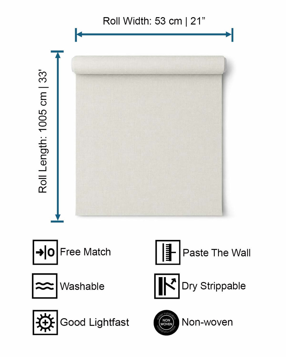 Grey Plain Textured Wallpaper R9229