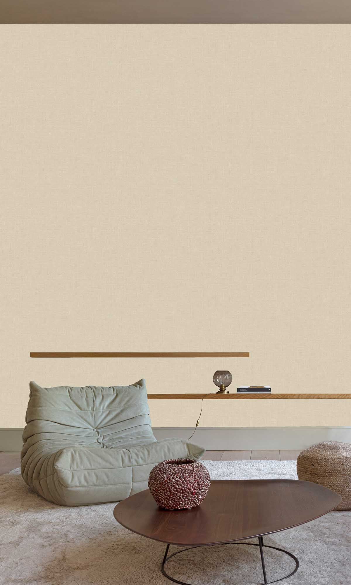 Taupe Plain Textured Wallpaper R9231