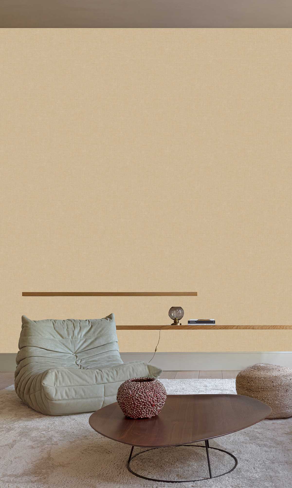 Light Brown Plain Textured Wallpaper R9232