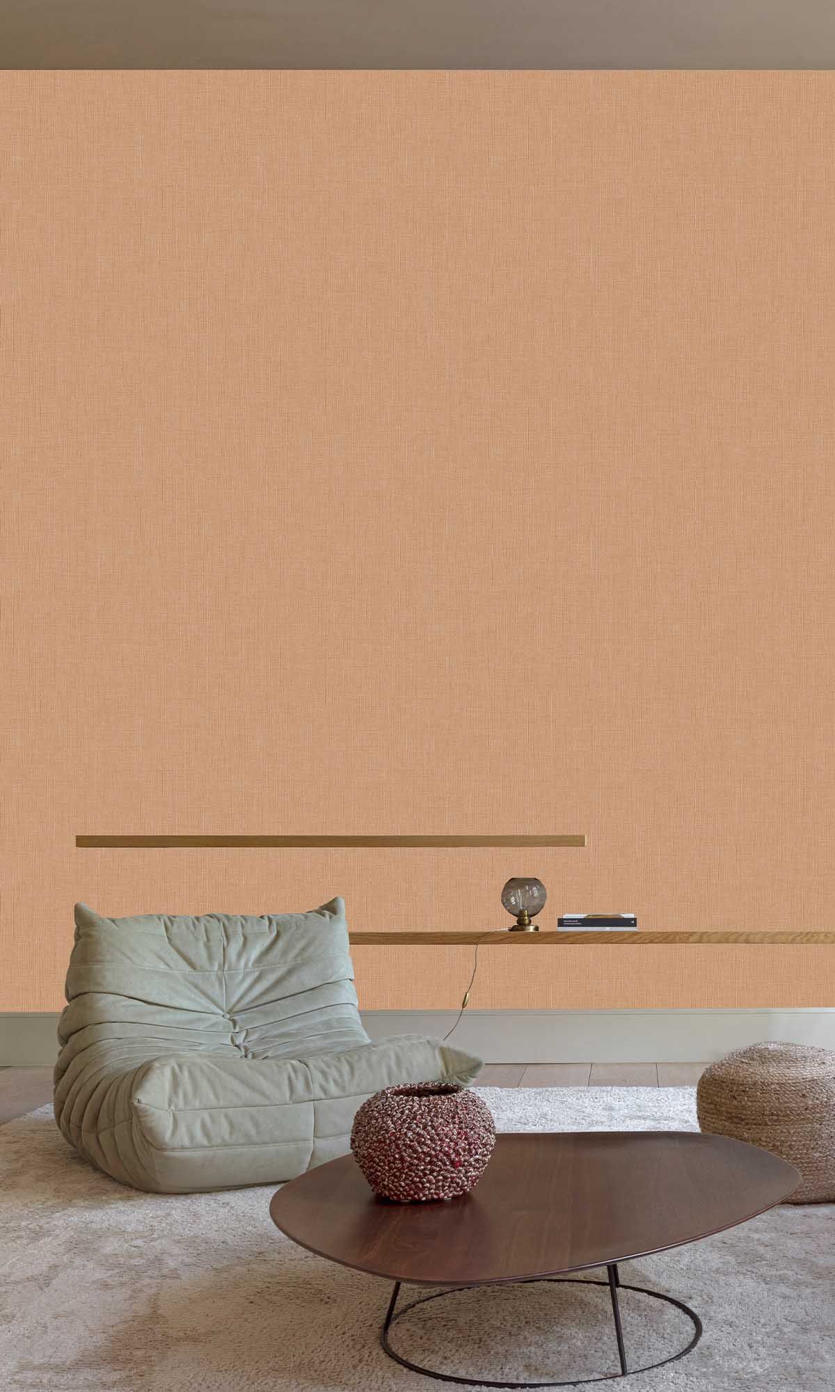 Red Plain Textured Wallpaper R9236
