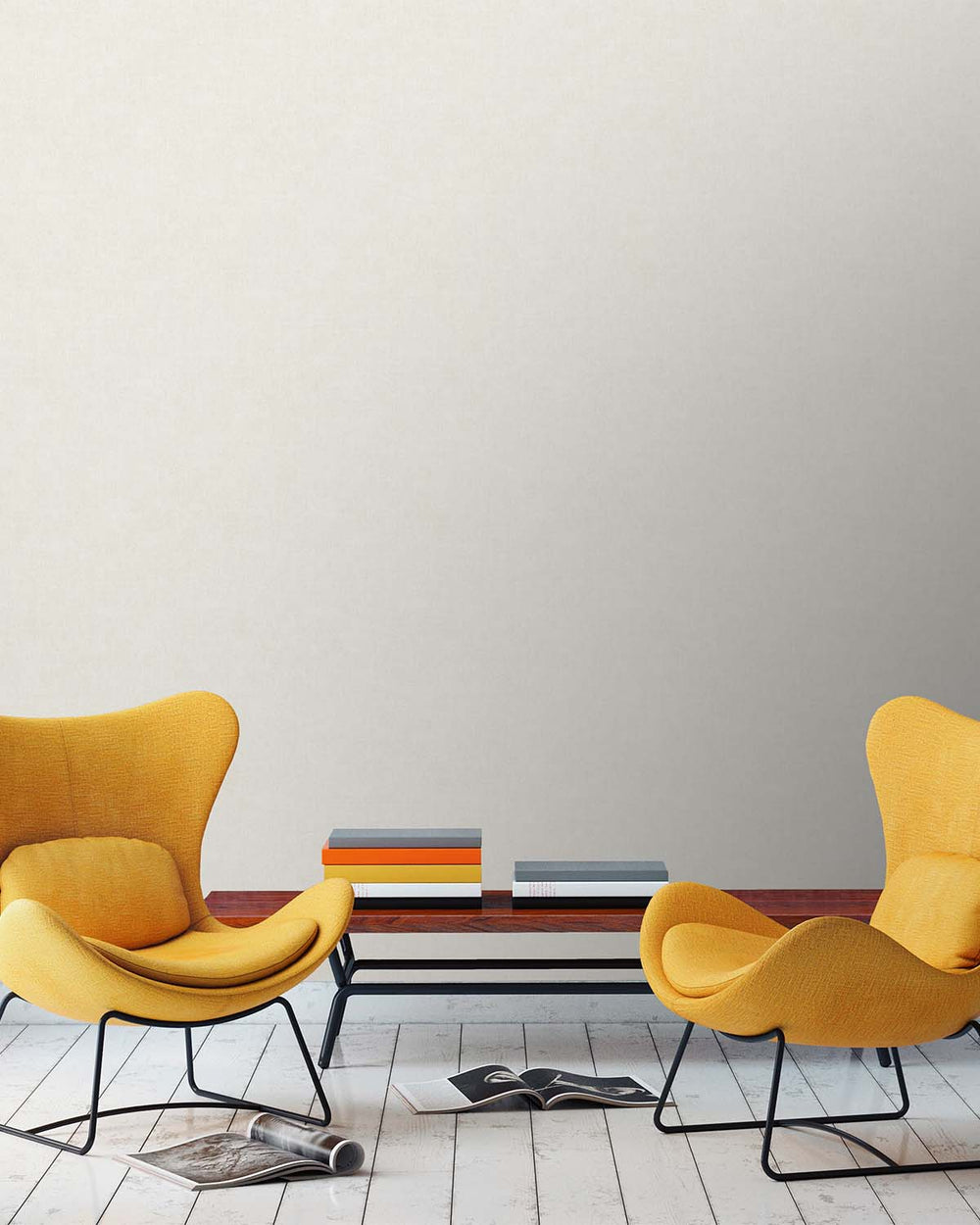 White Simple Plain Wallpaper R9305