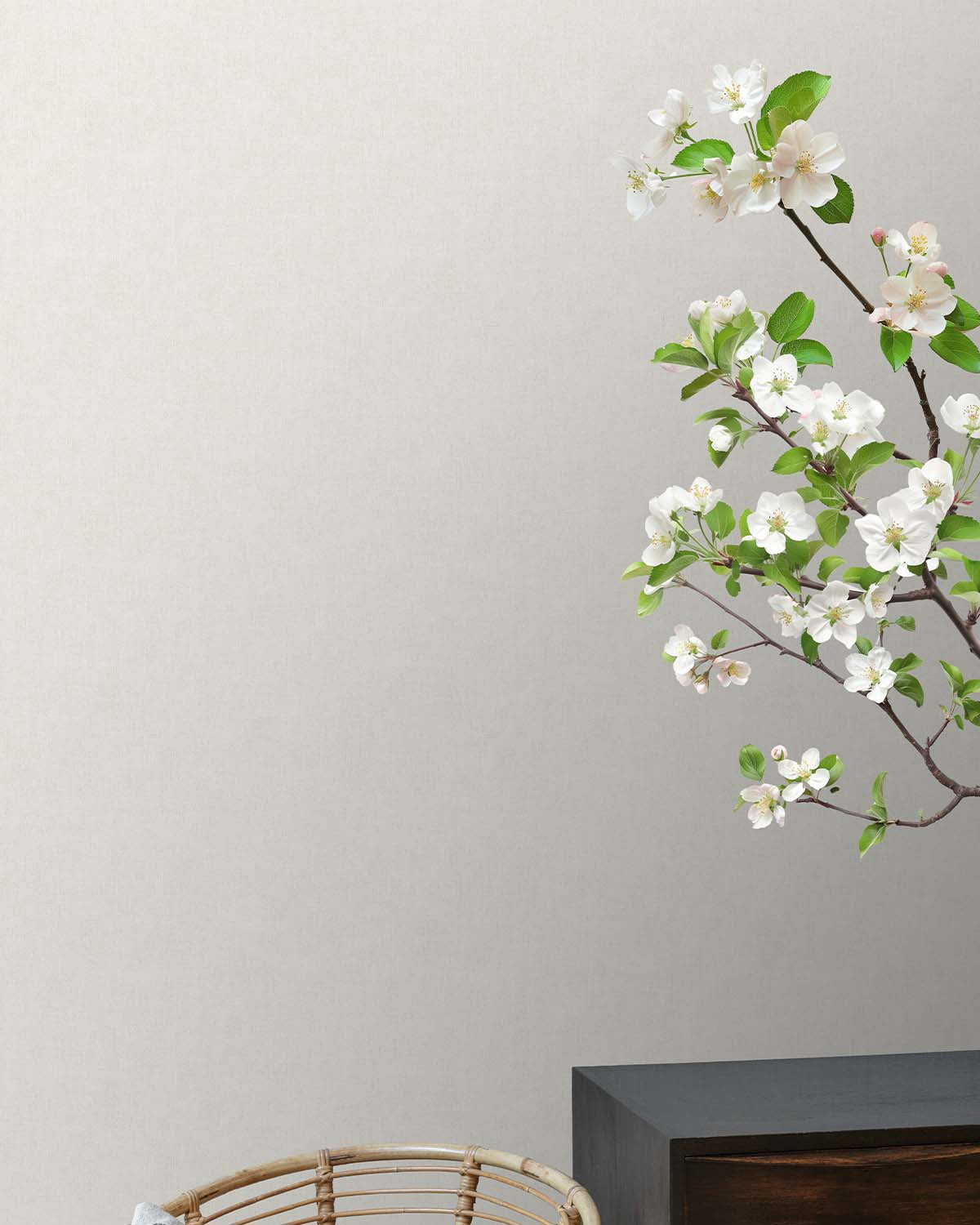 White Simple Plain Wallpaper R9305