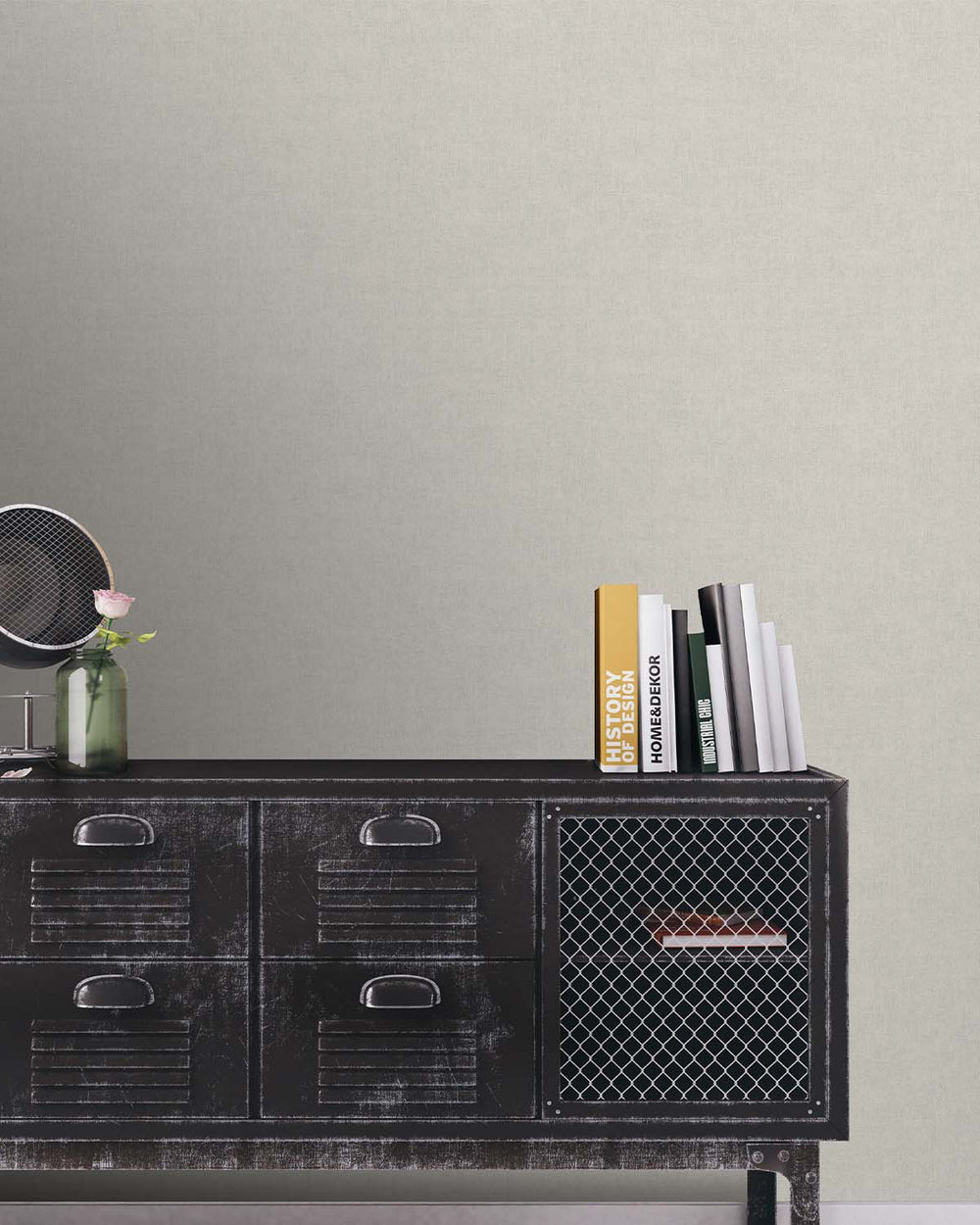 Grey Simple Plain Wallpaper R9308