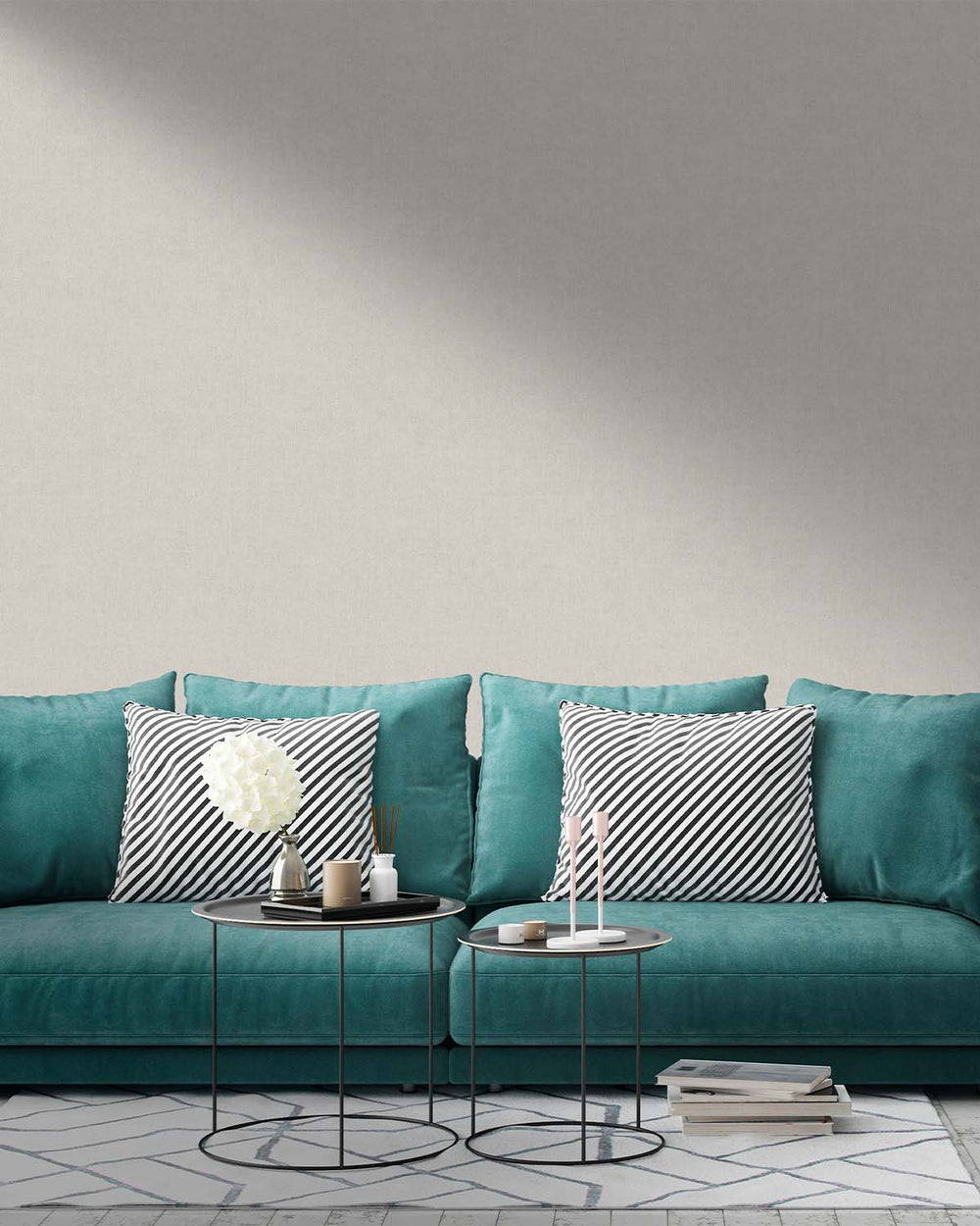 Grey Simple Plain Wallpaper R9308