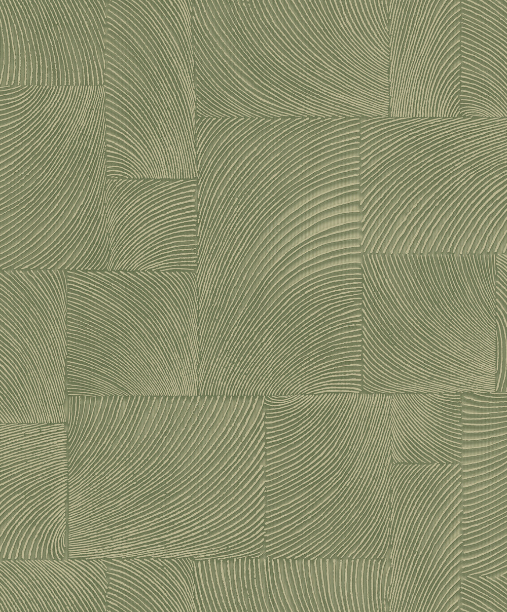 Green Abstract Geometric Waves Wallpaper R9320