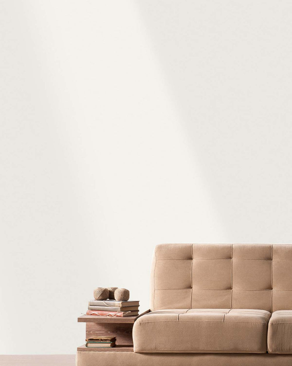 White Concrete Plain Wallpaper R9341