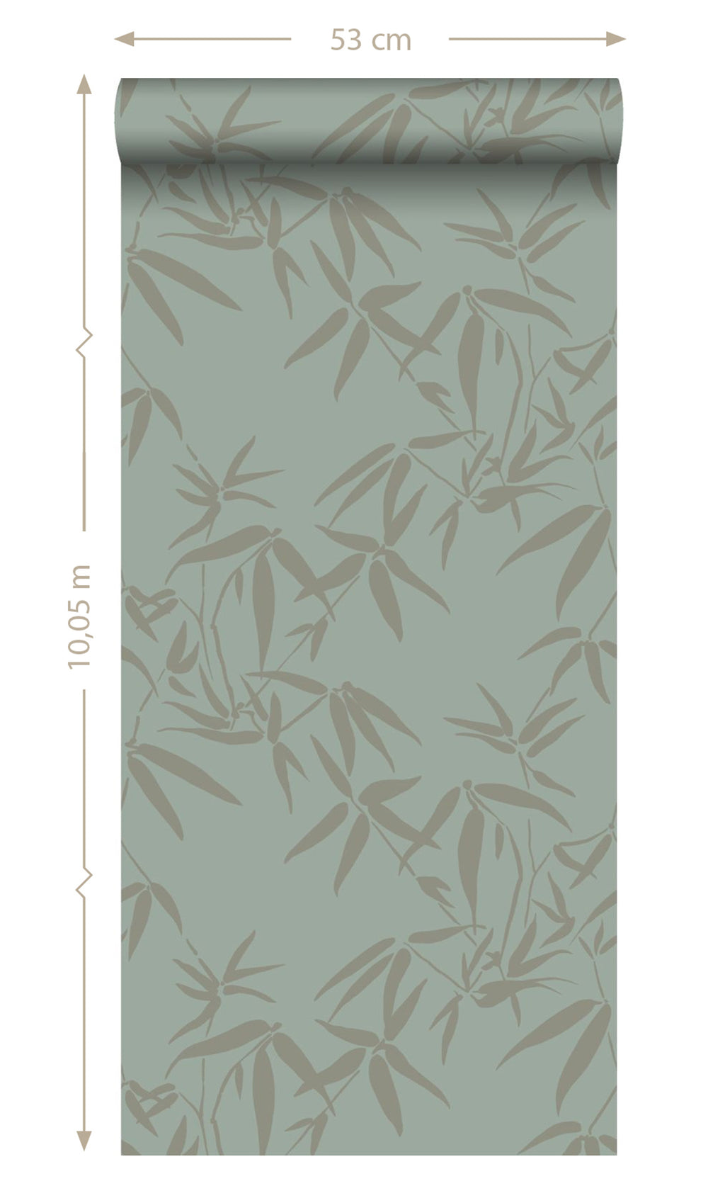 Green Bamboo Leaves Wallpaper R9371