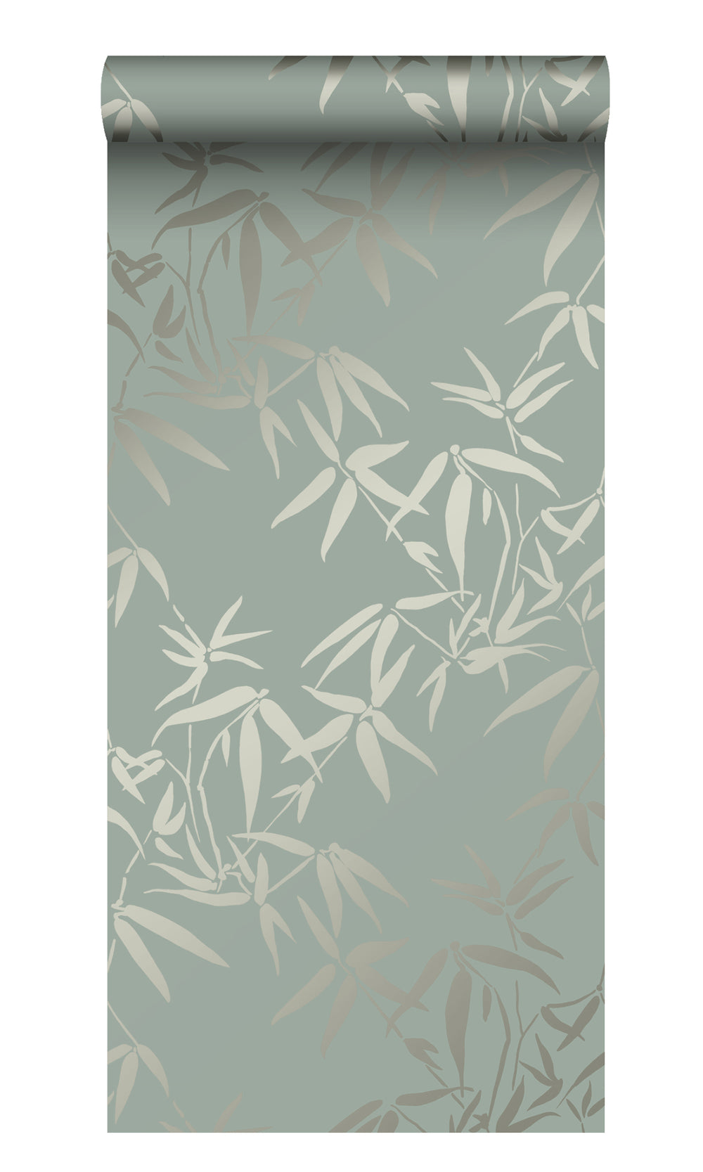 Green Bamboo Leaves Wallpaper R9371