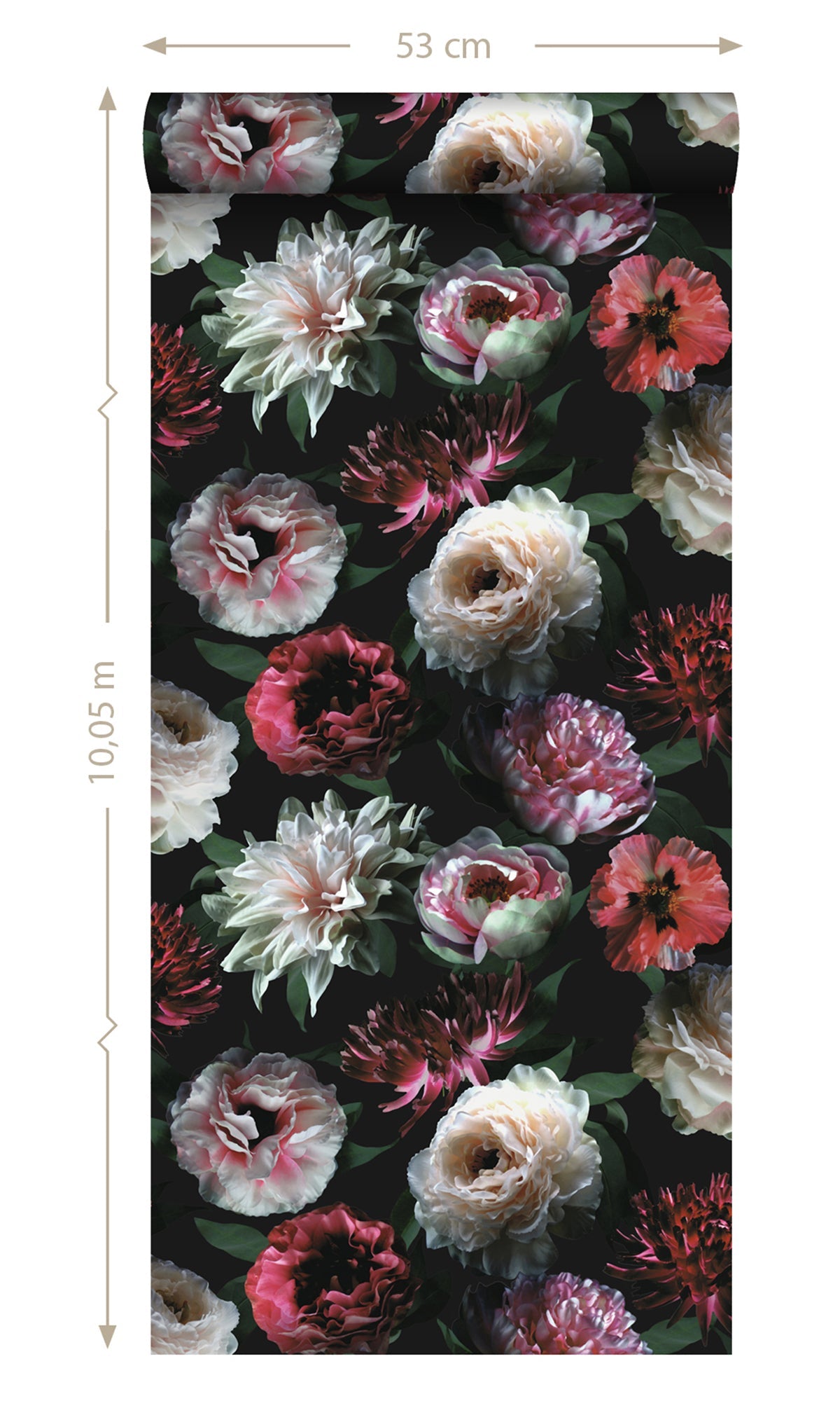 bold floral wallpaper, dark floral wallpaper, flower motif, flower background, floral background, floral background wallpaper, floral peel and stick wallpaper, flower wallpaper, floral wallpaper, floral wallpaper flowers, aesthetic flower wallpaper, repeating wallpaper pattern, textured wallpaper, textured wallpaper accent wall, textured wallpaper ideas, bold floral wallpaper, floral wallpaper for home, paradise flowers wallpaper, paradise flowers, Pink black floral wallpaper
