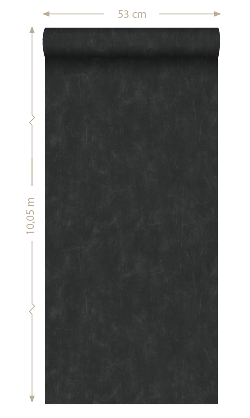 Black Plain With Painterly Effect Wallpaper R9412