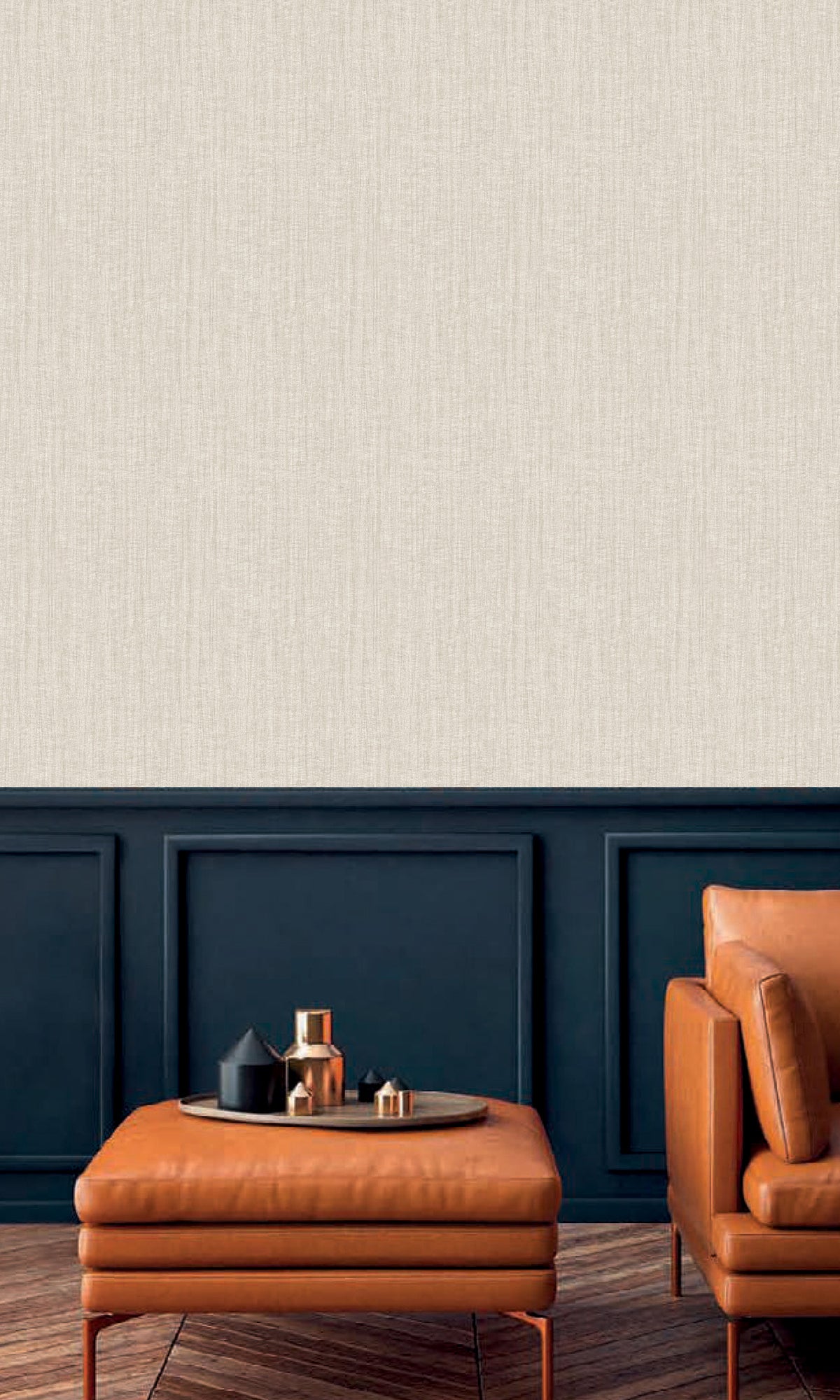 Papyrus Creme Abstract Plain Textured Wallpaper R9475