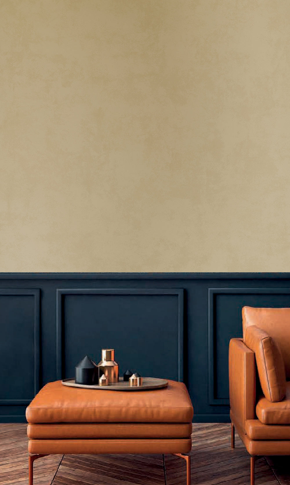 Velvet Gold Abstract Plain Textured Wallpaper R9483