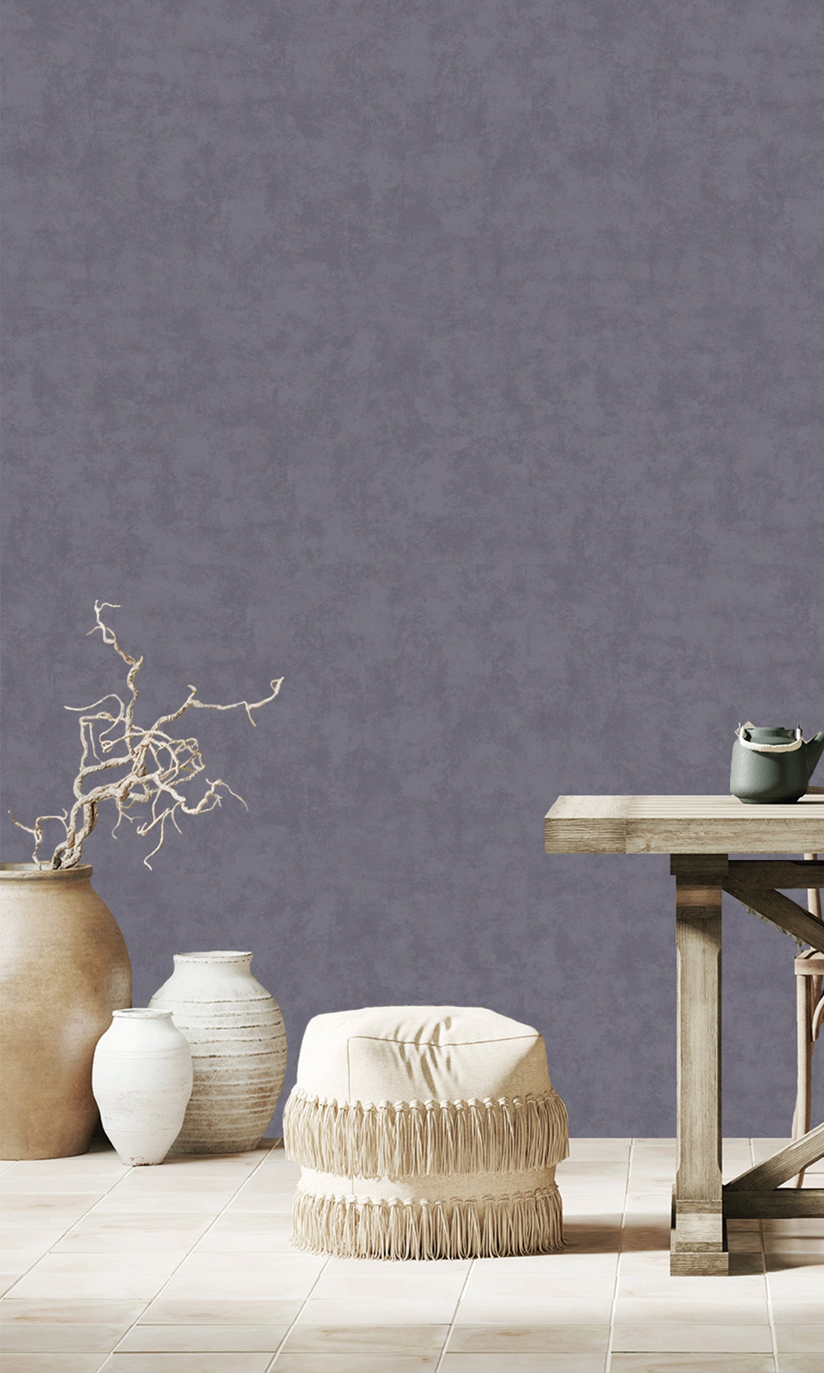 Velvet Dark Blue Abstract Plain Textured Wallpaper R9488