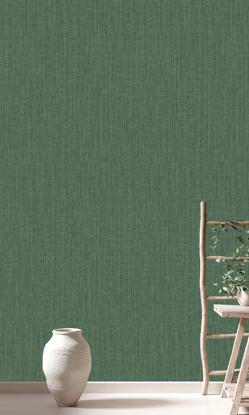 Dark Green Abstract Plain Textured Wallpaper R9490
