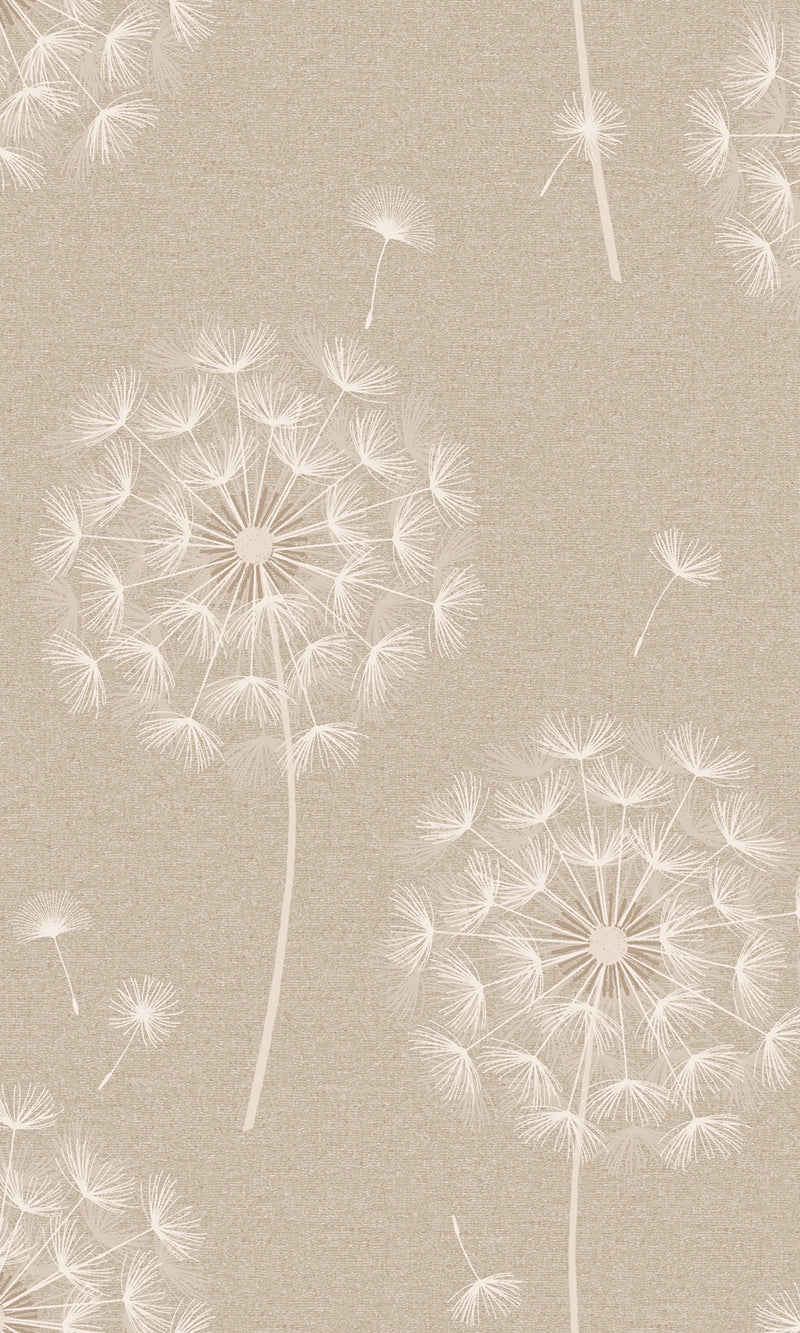 whimsical dandelion, dandelion head, cream wallpaper, Timeless elegance, Eleganza Wallpaper Collection, Eleganza Collection, Can be used for commercial spaces, Paper Substrate, New Arrivals, Paste the Paper, Scrubbable, Good Lightfastness, Peelable, Interior designers’ choice, Bedroom Wallpaper, Living Room Wallpaper, Hallway Wallpaper, Dining Room Wallpaper, Children's Room Wallpaper, Study Room Wallpaper, Home Office Wallpaper, Powder Room Wallpaper, Foyer Wallpaper, Home Wallpaper, Home Wallcovering, Wal