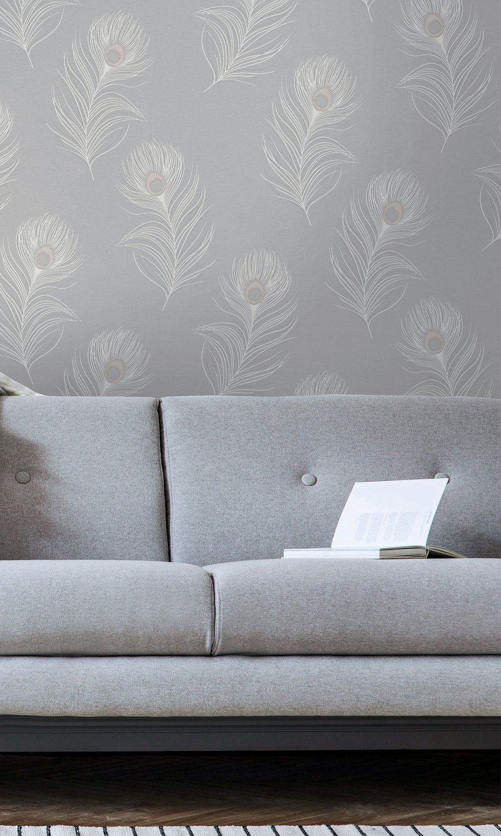 grey wallpaper, sequined wallpaper, peacock feather wallpaper, Timeless elegance, Eleganza Wallpaper Collection, Eleganza Collection, Can be used for commercial spaces, Paper Substrate, New Arrivals, Paste the Paper, Scrubbable, Good Lightfastness, Peelable, Interior designers‚Äô choice, Bedroom Wallpaper, Living Room Wallpaper, Hallway Wallpaper, Dining Room Wallpaper, Children's Room Wallpaper, Study Room Wallpaper, Home Office Wallpaper, Powder Room Wallpaper, Foyer Wallpaper, Home Wallpaper, Home Wall