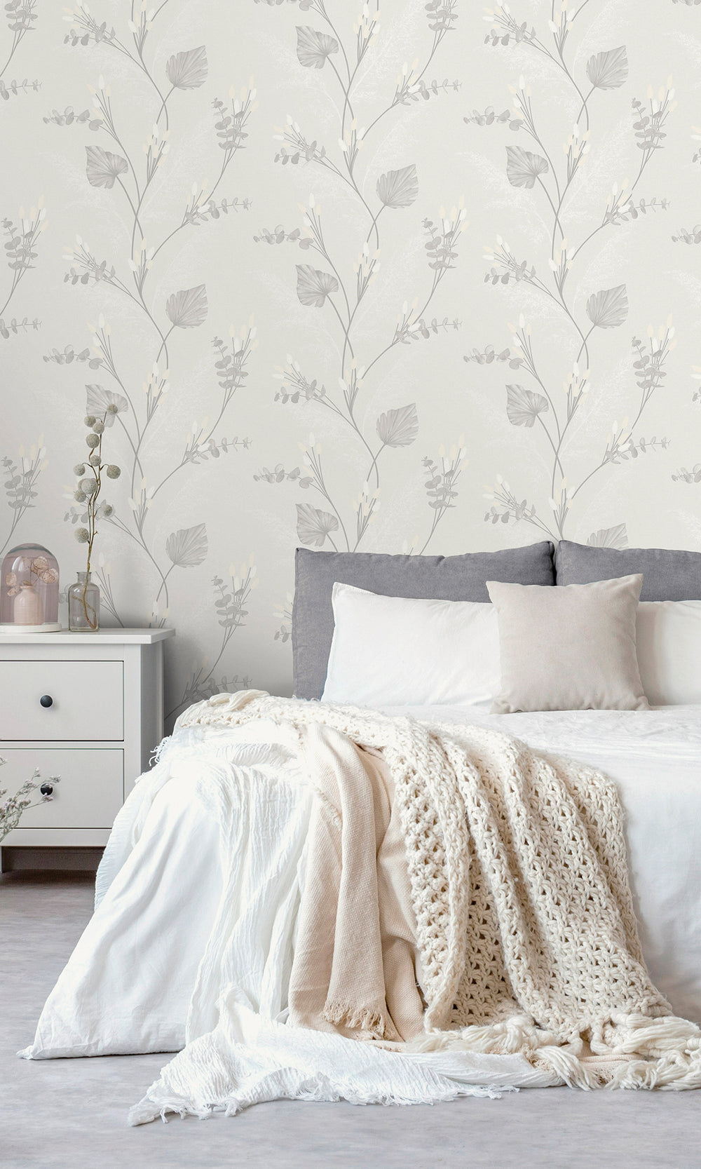 dove color wallpaper, bunny tails wallpaper, pampas grass wallpaper, botanical wallpaper, Timeless elegance, Eleganza Wallpaper Collection, Eleganza Collection, Can be used for commercial spaces, Paper Substrate, New Arrivals, Paste the Paper, Scrubbable, Good Lightfastness, Peelable, Interior designers‚Äô choice, Bedroom Wallpaper, Living Room Wallpaper, Hallway Wallpaper, Dining Room Wallpaper, Children's Room Wallpaper, Study Room Wallpaper, Home Office Wallpaper, Powder Room Wallpaper, Foyer Wallpaper