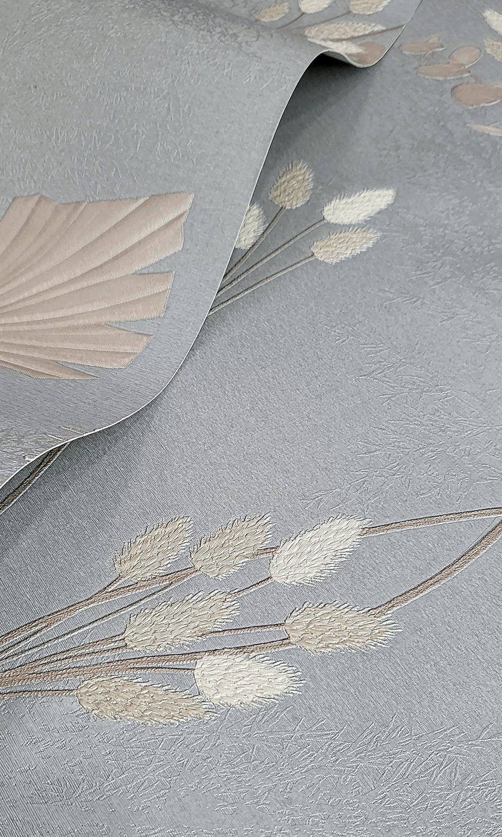 slate blue wallpaper, bunny tails wallpaper, pampas grass wallpaper, botanical wallpaper, Timeless elegance, Eleganza Wallpaper Collection, Eleganza Collection, Can be used for commercial spaces, Paper Substrate, New Arrivals, Paste the Paper, Scrubbable, Good Lightfastness, Peelable, Interior designers‚Äô choice, Bedroom Wallpaper, Living Room Wallpaper, Hallway Wallpaper, Dining Room Wallpaper, Children's Room Wallpaper, Study Room Wallpaper, Home Office Wallpaper, Powder Room Wallpaper, Foyer Wallpaper