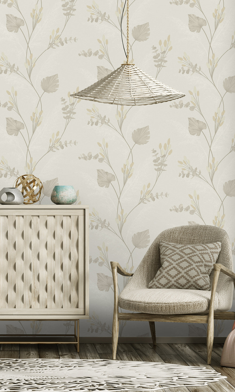 cream color wallpaper, bunny tails wallpaper, pampas grass wallpaper, botanical wallpaper, Timeless elegance, Eleganza Wallpaper Collection, Eleganza Collection, Can be used for commercial spaces, Paper Substrate, New Arrivals, Paste the Paper, Scrubbable, Good Lightfastness, Peelable, Interior designers‚Äô choice, Bedroom Wallpaper, Living Room Wallpaper, Hallway Wallpaper, Dining Room Wallpaper, Children's Room Wallpaper, Study Room Wallpaper, Home Office Wallpaper, Powder Room Wallpaper, Foyer Wallpaper