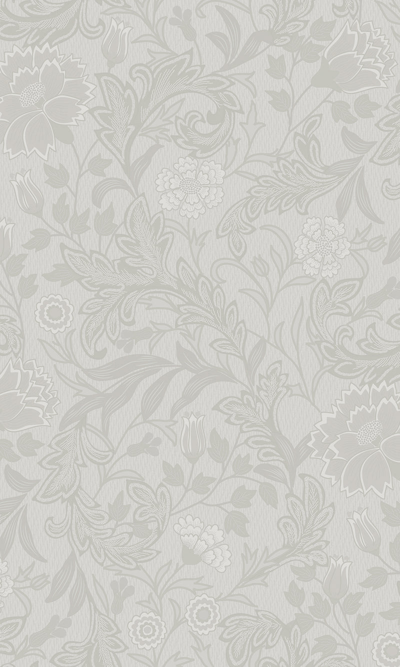 dove color wallpaper, Floral wallpaper, trailing flowers wallpaper, Timeless elegance, Eleganza Wallpaper Collection, Eleganza Collection, Can be used for commercial spaces, Paper Substrate, New Arrivals, Paste the Paper, Scrubbable, Good Lightfastness, Peelable, Interior designers’ choice, Bedroom Wallpaper, Living Room Wallpaper, Hallway Wallpaper, Dining Room Wallpaper, Children's Room Wallpaper, Study Room Wallpaper, Home Office Wallpaper, Powder Room Wallpaper, Foyer Wallpaper, Home Wallpaper