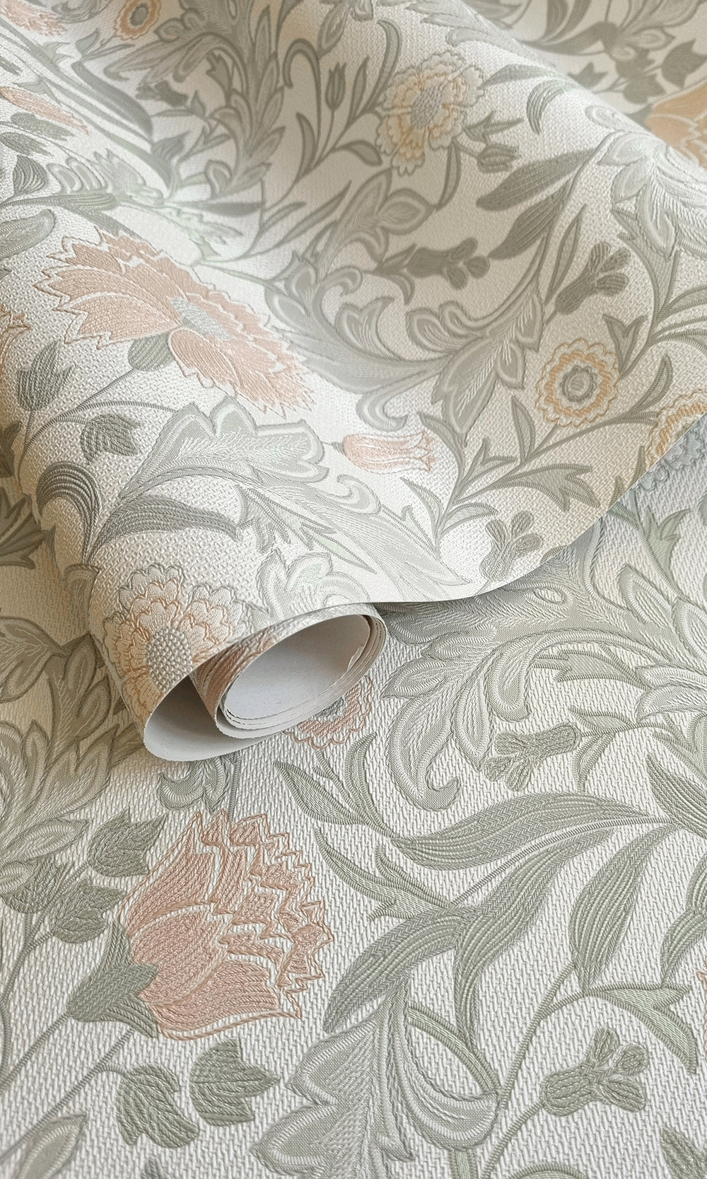 sage & coral wallpaper, Floral wallpaper, trailing flowers wallpaper, Timeless elegance, Eleganza Wallpaper Collection, Eleganza Collection, Can be used for commercial spaces, Paper Substrate, New Arrivals, Paste the Paper, Scrubbable, Good Lightfastness, Peelable, Interior designers‚Äö√Ñ√¥ choice, Bedroom Wallpaper, Living Room Wallpaper, Hallway Wallpaper, Dining Room Wallpaper, Children's Room Wallpaper, Study Room Wallpaper, Home Office Wallpaper, Powder Room Wallpaper, Foyer Wallpaper, Home Wallpaper