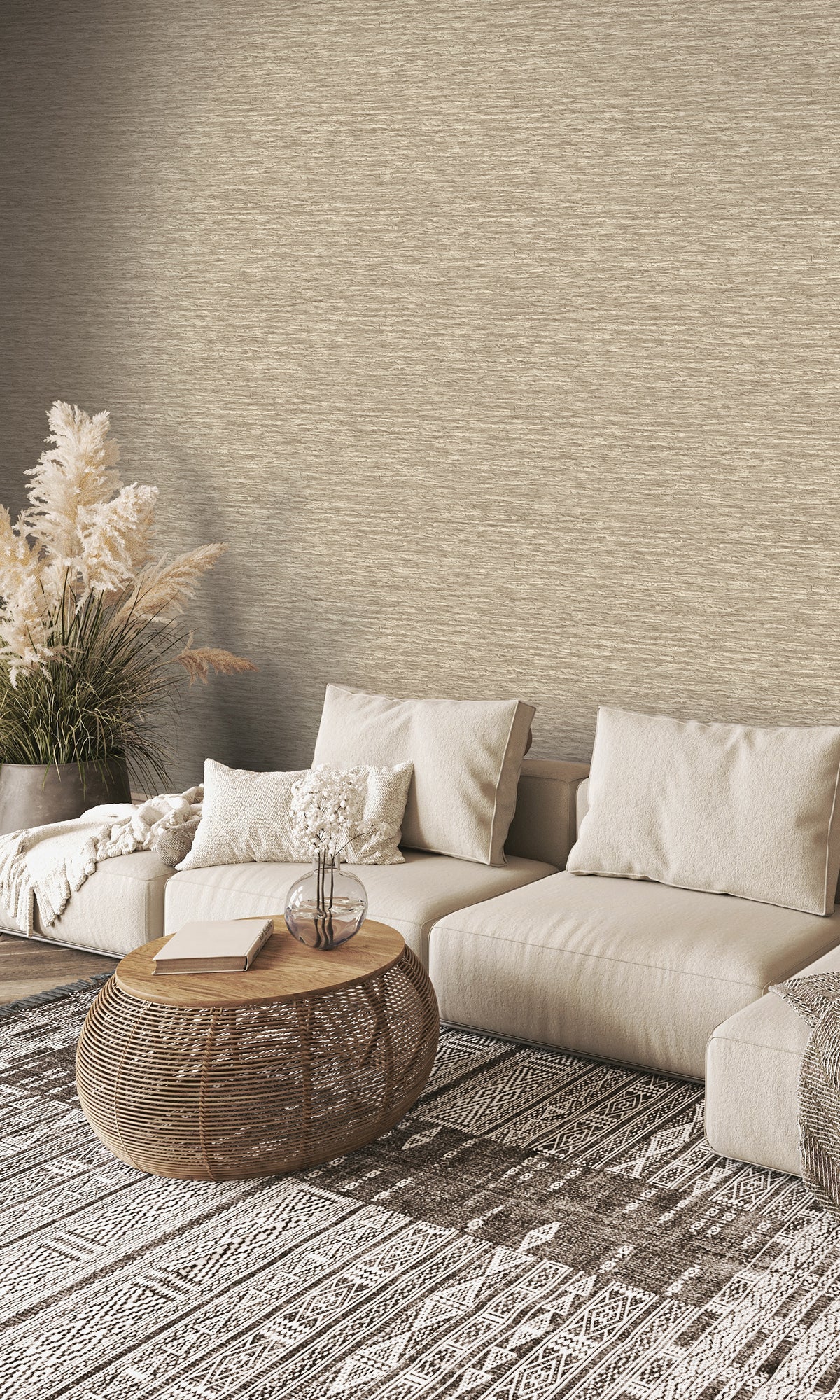 beige wallpaper, abstract wallpaper, water ripple effect wallpaper, horizontal water ripple print wallpaper, Timeless elegance, Eleganza Wallpaper Collection, Eleganza Collection, Can be used for commercial spaces, Paper Substrate, New Arrivals, Paste the Paper, Scrubbable, Good Lightfastness, Peelable, Interior designers‚Äô choice, Bedroom Wallpaper, Living Room Wallpaper, Hallway Wallpaper, Dining Room Wallpaper, Children's Room Wallpaper, Study Room Wallpaper, Home Office Wallpaper, Powder Room Wallpaper