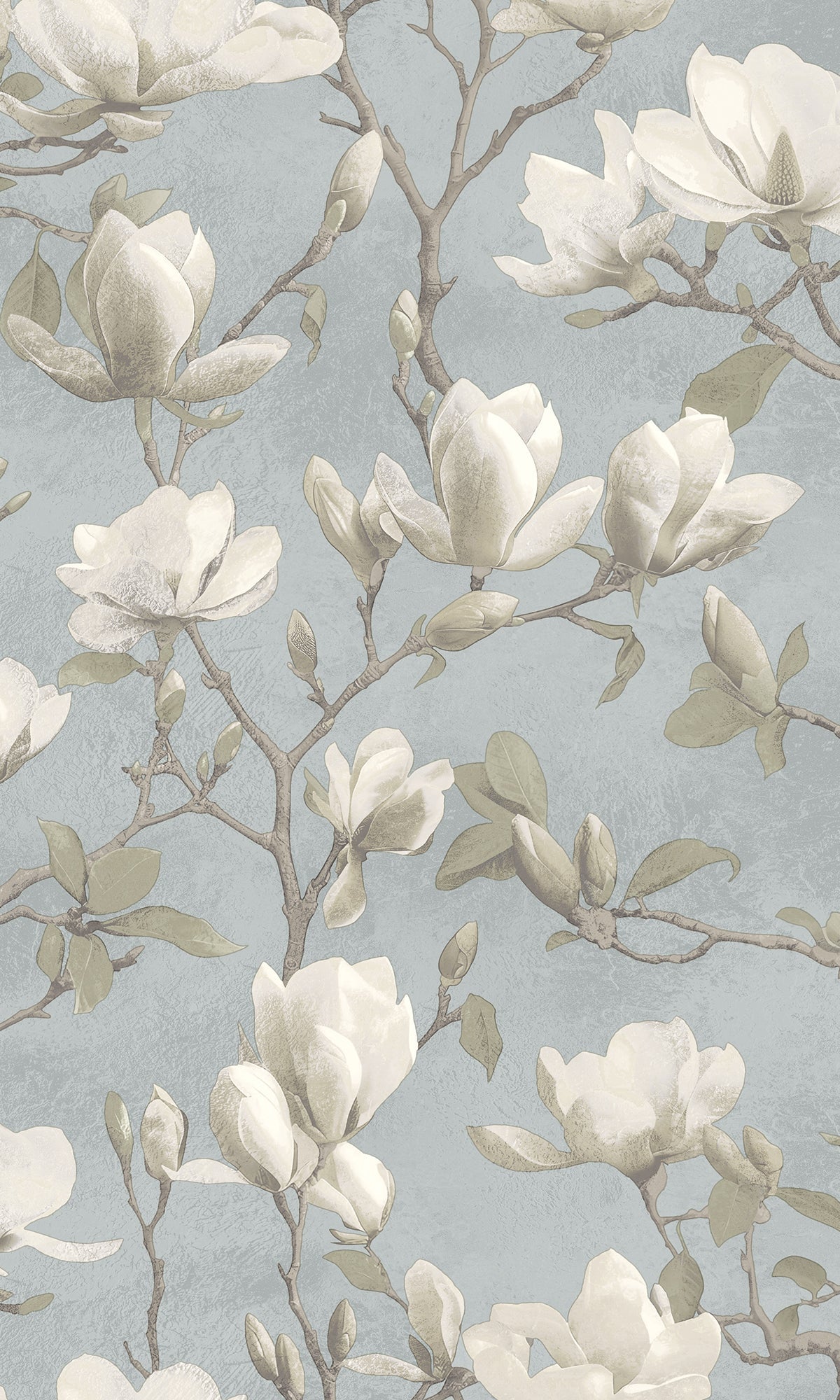 blue wallpaper,floral wallpaper, magnolia print wallpaper, magnolia flowers wallpaper, magnolia trails wallpaper, Timeless elegance, Eleganza Wallpaper Collection, Eleganza Collection, Can be used for commercial spaces, Paper Substrate, New Arrivals, Paste the Paper, Scrubbable, Good Lightfastness, Peelable, Interior designers‚Äô choice, Bedroom Wallpaper, Living Room Wallpaper, Hallway Wallpaper, Dining Room Wallpaper, Children's Room Wallpaper, Study Room Wallpaper, Home Office Wallpaper, Powder Room Wall