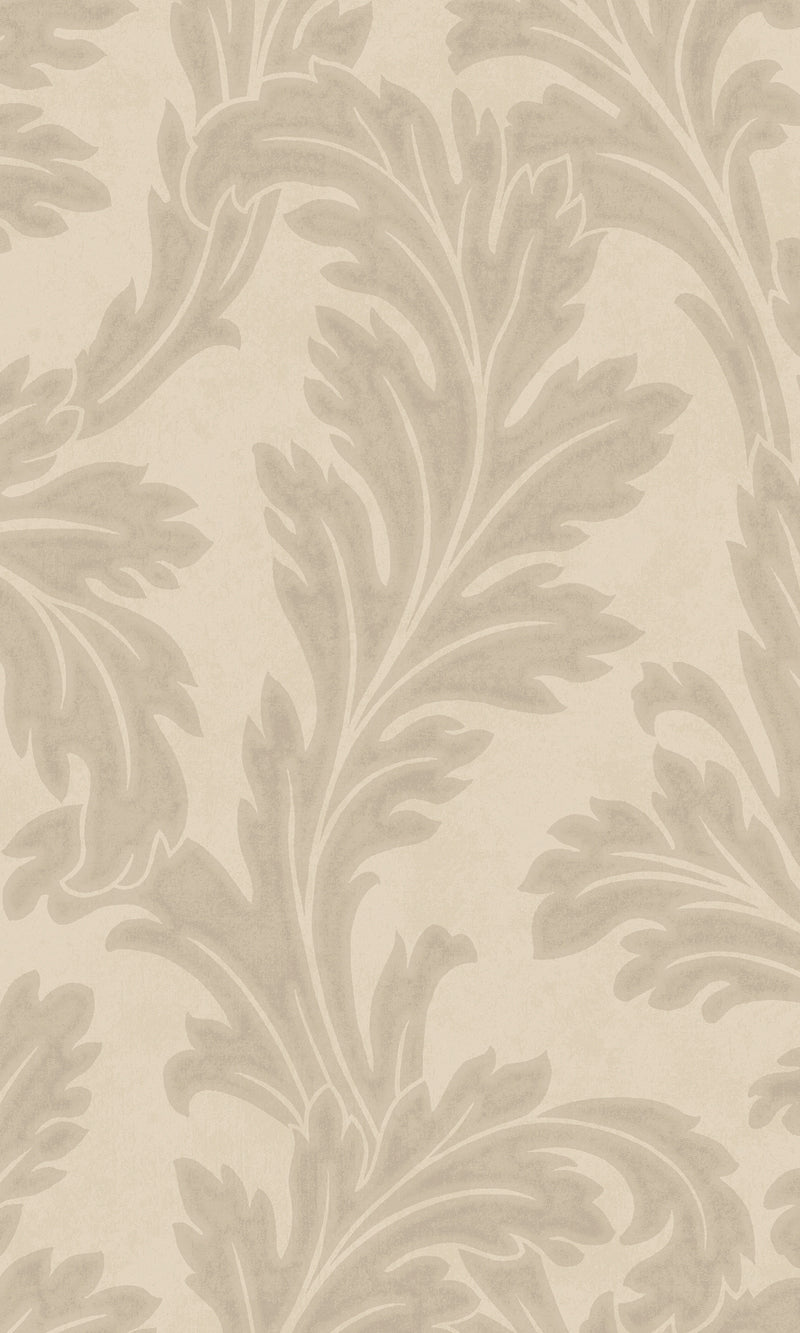 beige wallpaper, embossed wallpaper, leaf print wallpaper, acanthus leaf wallpaper, embossed leaves wallpaper, embossed acanthus leaf wallpaper, Timeless elegance, Eleganza Wallpaper Collection, Eleganza Collection, Can be used for commercial spaces, Paper Substrate, New Arrivals, Paste the Paper, Scrubbable, Good Lightfastness, Peelable, Interior designers’ choice, Bedroom Wallpaper, Living Room Wallpaper, Hallway Wallpaper, Dining Room Wallpaper, Children's Room Wallpaper, Study Room Wallpaper