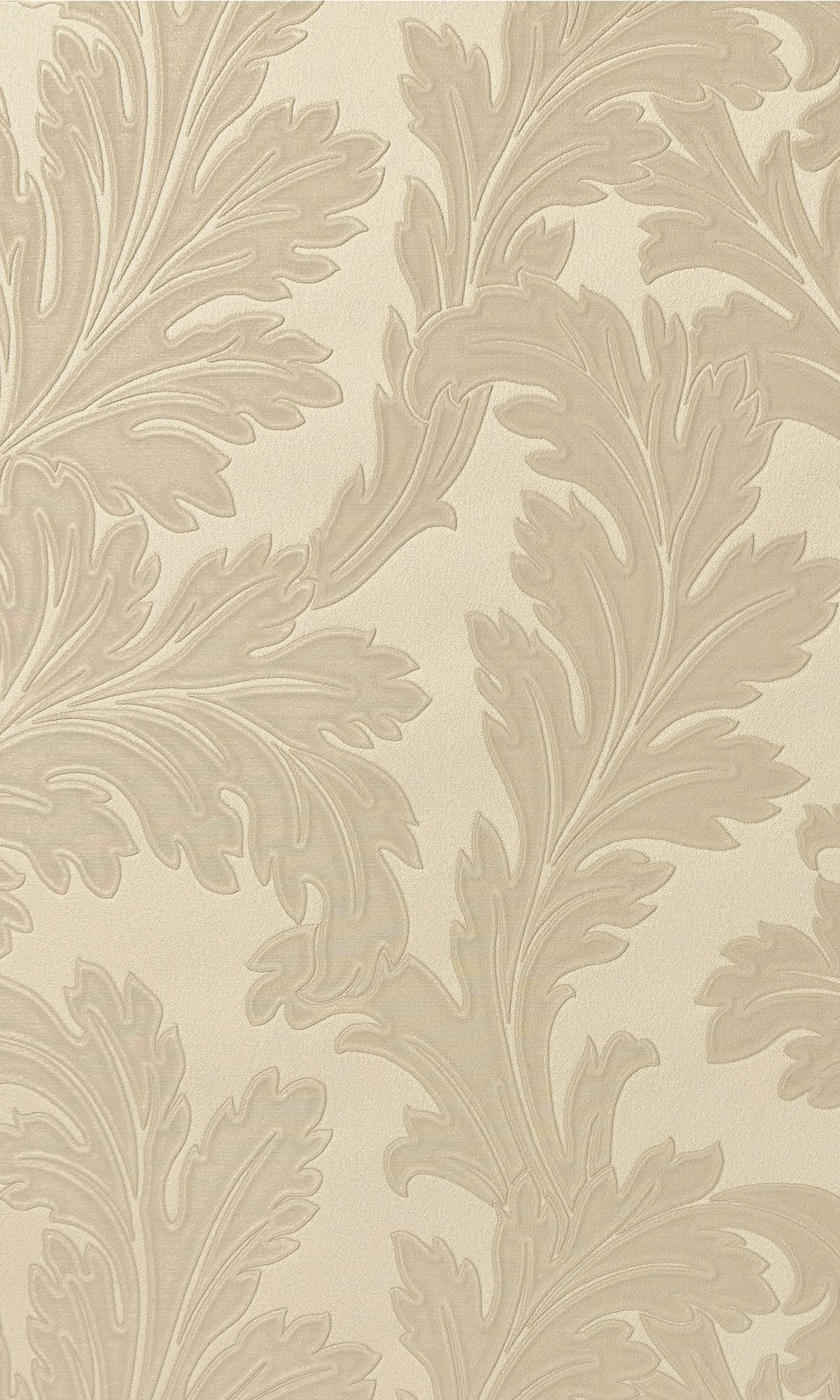 beige wallpaper, embossed wallpaper, leaf print wallpaper, acanthus leaf wallpaper, embossed leaves wallpaper, embossed acanthus leaf wallpaper, Timeless elegance, Eleganza Wallpaper Collection, Eleganza Collection, Can be used for commercial spaces, Paper Substrate, New Arrivals, Paste the Paper, Scrubbable, Good Lightfastness, Peelable, Interior designers‚Äö√Ñ√¥ choice, Bedroom Wallpaper, Living Room Wallpaper, Hallway Wallpaper, Dining Room Wallpaper, Children's Room Wallpaper, Study Room Wallpaper
