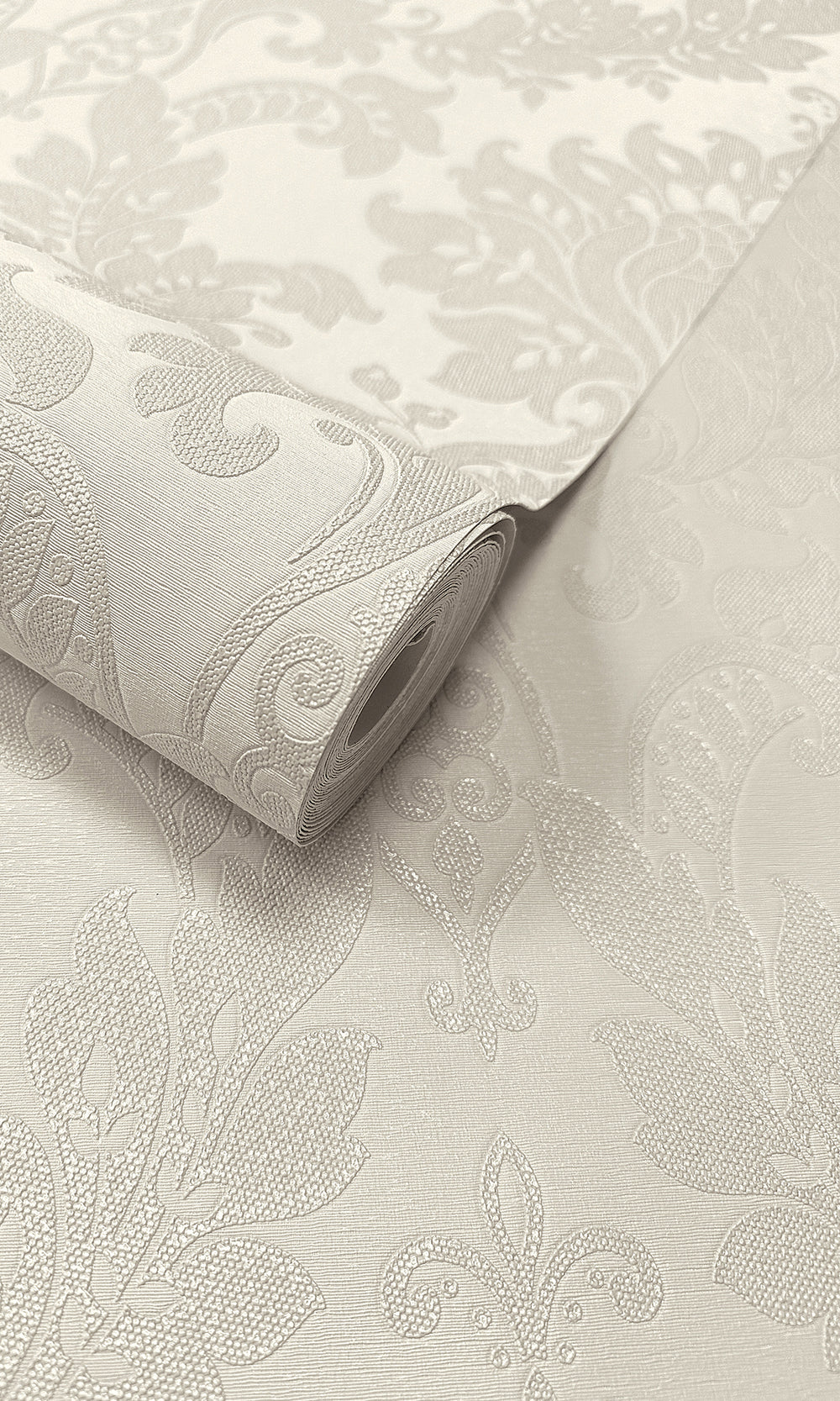 dove color wallpaper, beaded wallpaper, damask wallpaper, classic damask wallpaper, beaded classic damask wallpaper, Timeless elegance, Eleganza Wallpaper Collection, Eleganza Collection, Can be used for commercial spaces, Paper Substrate, New Arrivals, Paste the Paper, Scrubbable, Good Lightfastness, Peelable, Interior designers‚Äô choice, Bedroom Wallpaper, Living Room Wallpaper, Hallway Wallpaper, Dining Room Wallpaper, Children's Room Wallpaper, Study Room Wallpaper, Home Office Wallpaper, Powder Room