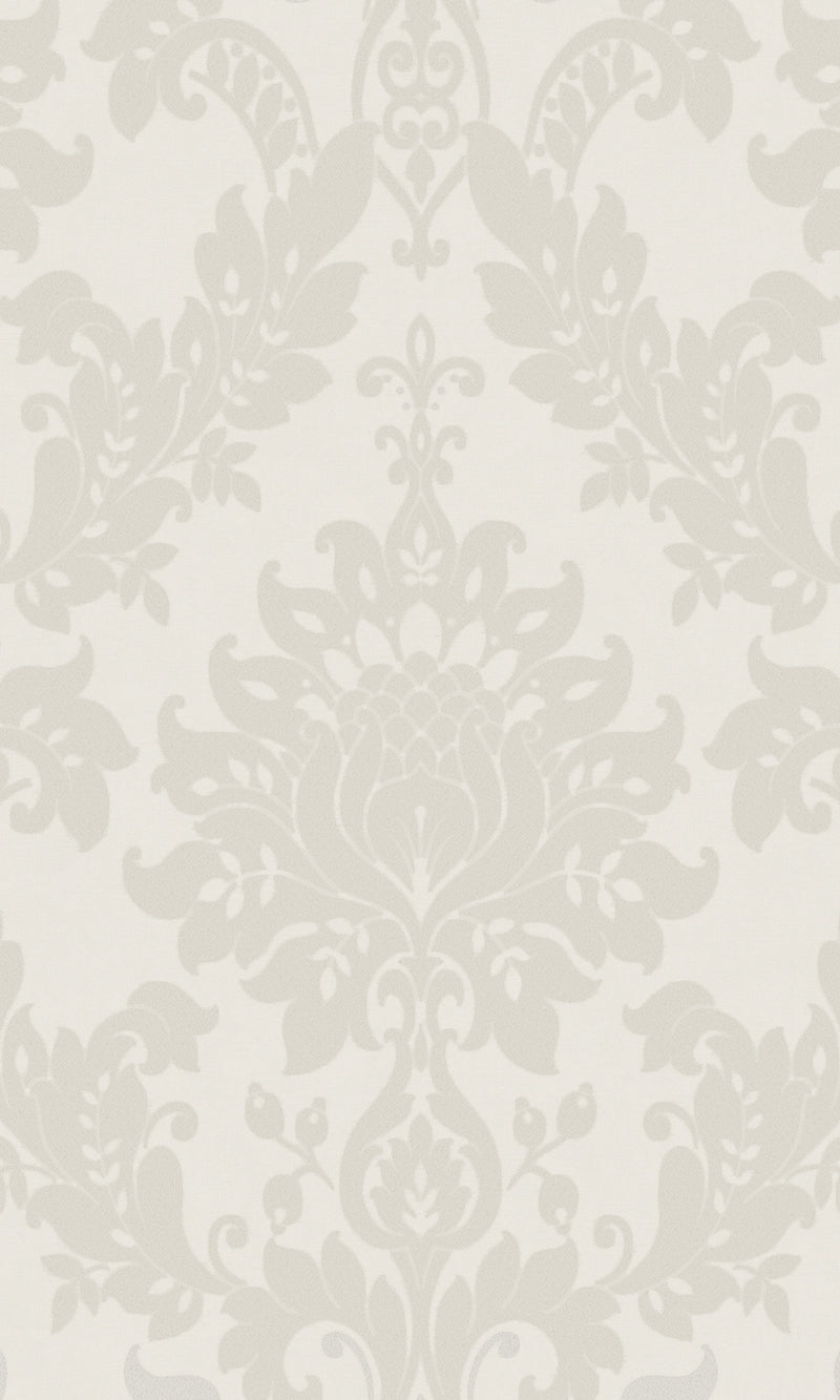 dove color wallpaper, beaded wallpaper, damask wallpaper, classic damask wallpaper, beaded classic damask wallpaper, Timeless elegance, Eleganza Wallpaper Collection, Eleganza Collection, Can be used for commercial spaces, Paper Substrate, New Arrivals, Paste the Paper, Scrubbable, Good Lightfastness, Peelable, Interior designers’ choice, Bedroom Wallpaper, Living Room Wallpaper, Hallway Wallpaper, Dining Room Wallpaper, Children's Room Wallpaper, Study Room Wallpaper, Home Office Wallpaper, Powder Room