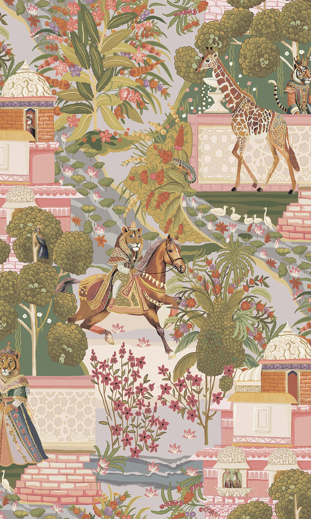 Multi Mystical Water Palace Wallpaper R9595