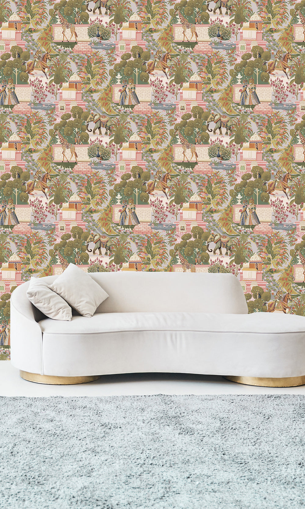 Multi Mystical Water Palace Wallpaper R9595