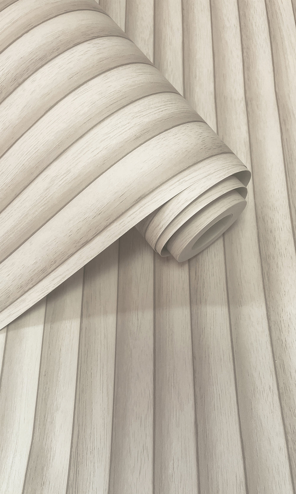 Cream Three Dimensional Stripe Wallpaper R9622
