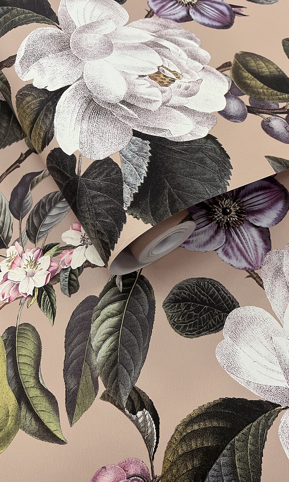 Plaster Pear & Blossom Elegance Wallpaper R9640