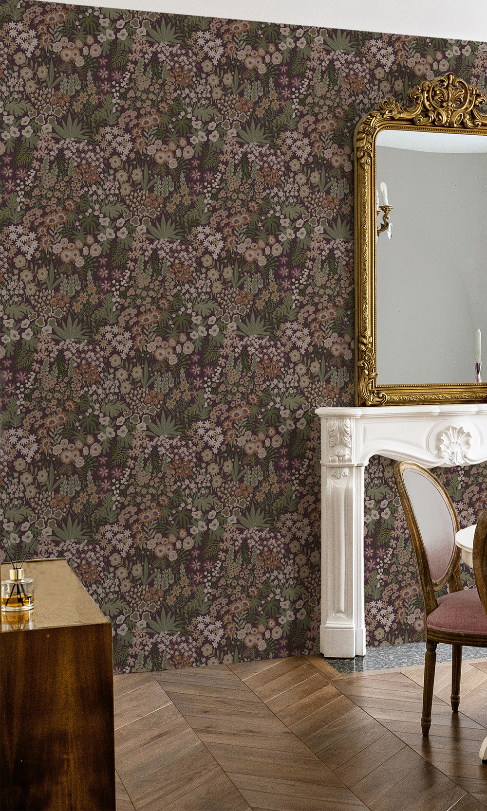 Mulberry Bloomfield Ditsy Floral Wallpaper R9646