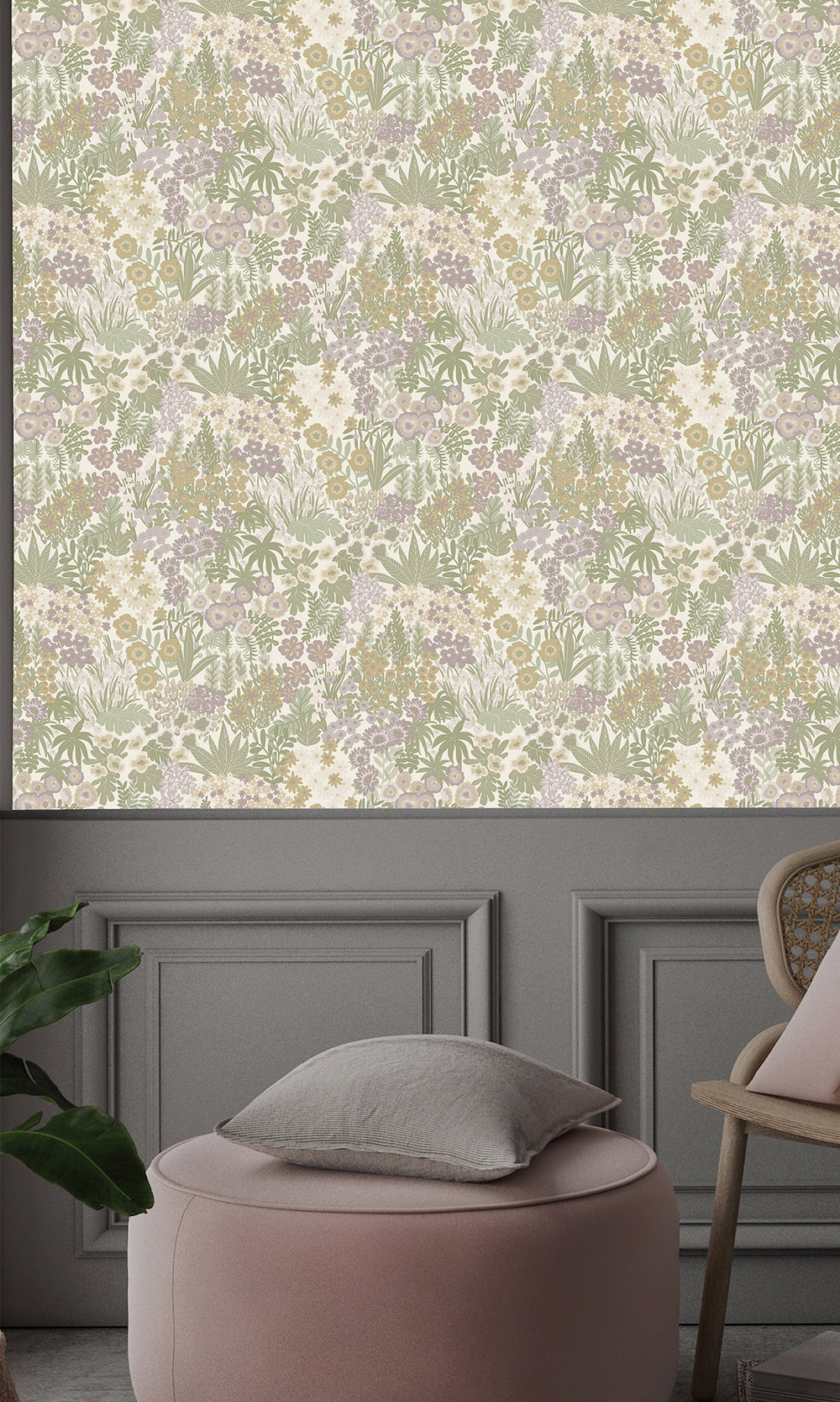 Cream Heather Bloomfield Ditsy Floral Wallpaper R9647