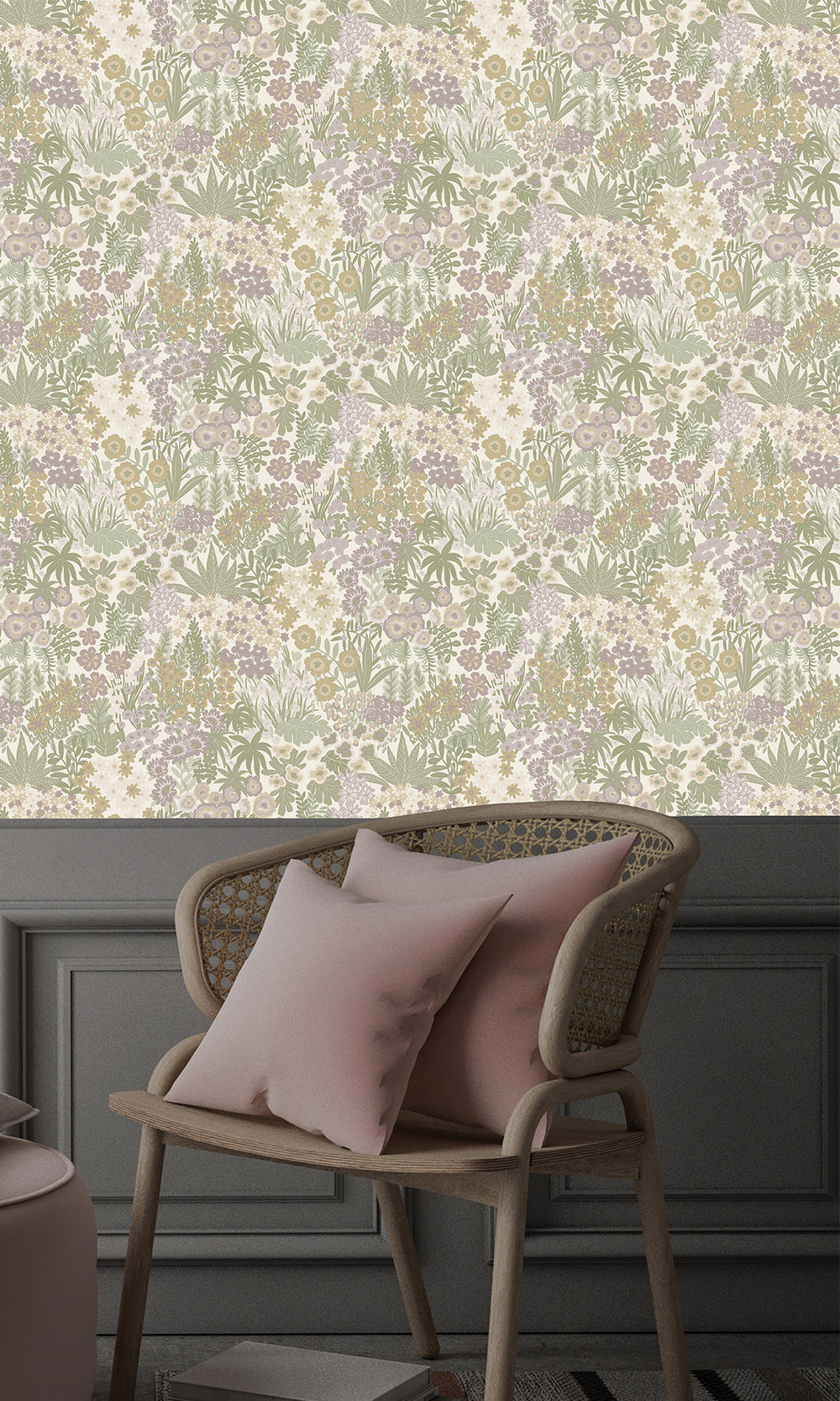 Cream Heather Bloomfield Ditsy Floral Wallpaper R9647