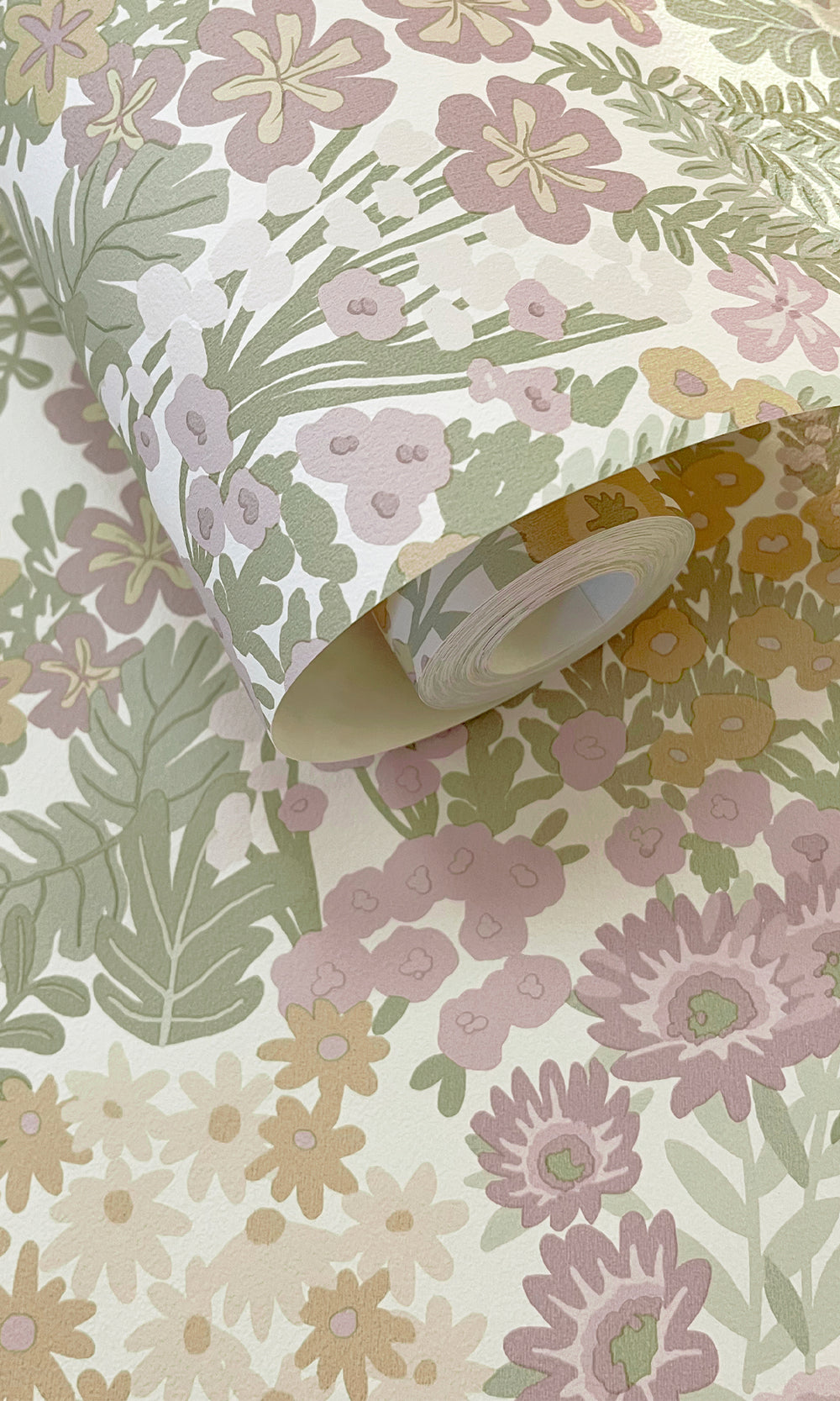 Cream Heather Bloomfield Ditsy Floral Wallpaper R9647