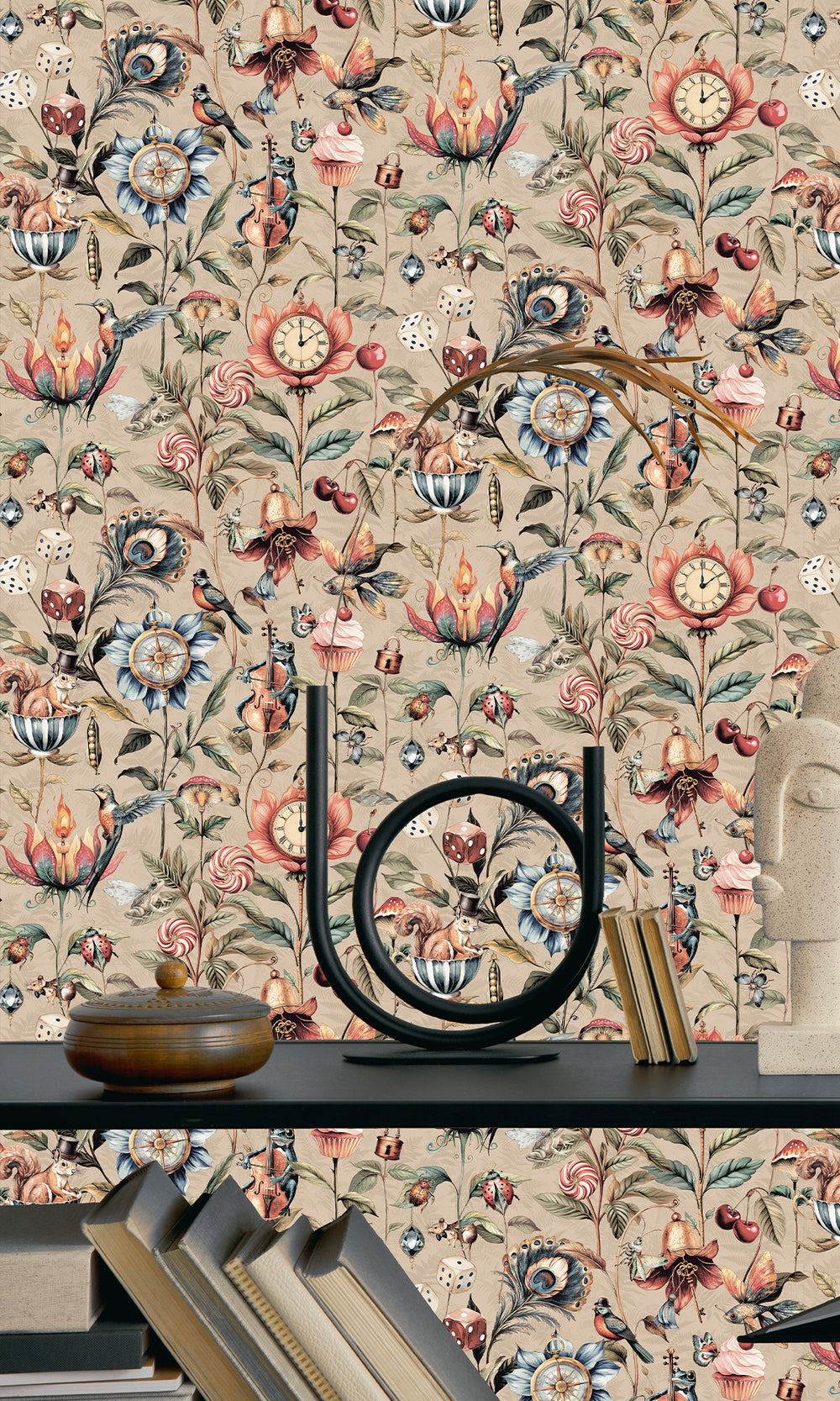 Plaster  Enchanted Wonderland Wallpaper R9655