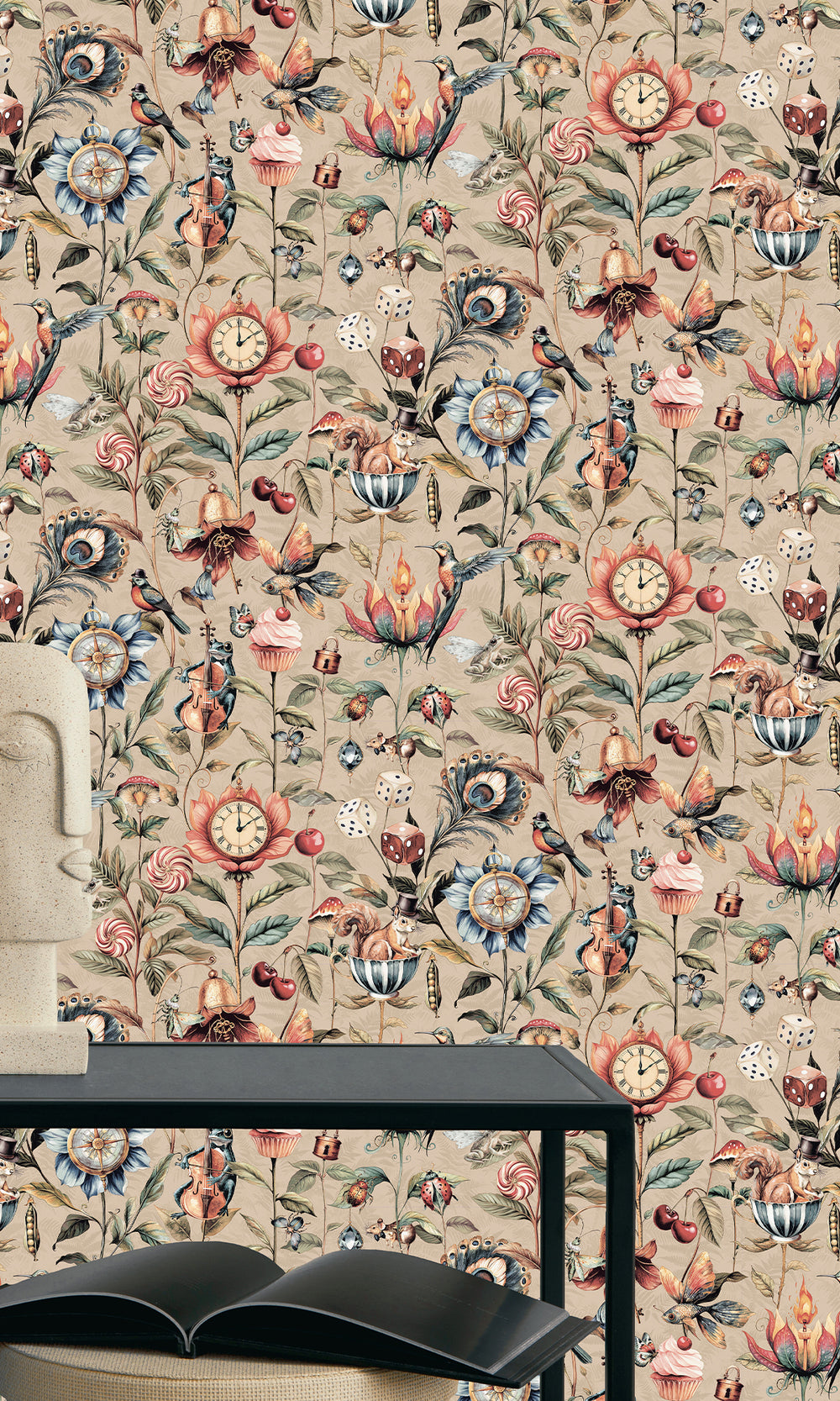 Plaster  Enchanted Wonderland Wallpaper R9655