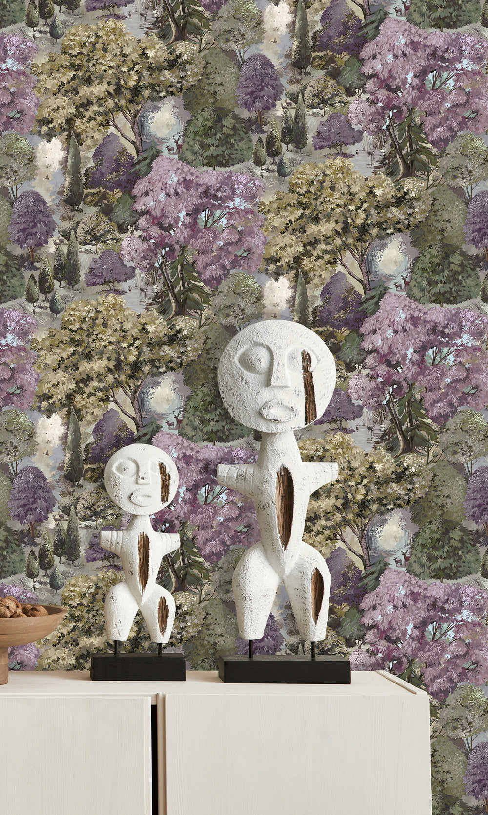 Mulberry Green Scenic Tapestry Wallpaper R9656