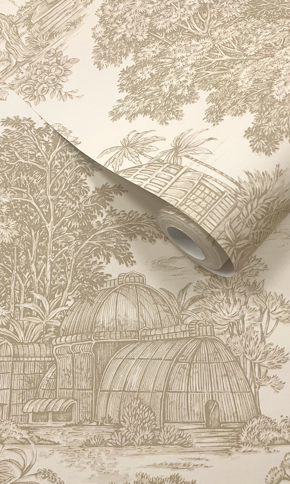 Cream Timeless Garden Toile Wallpaper R9666