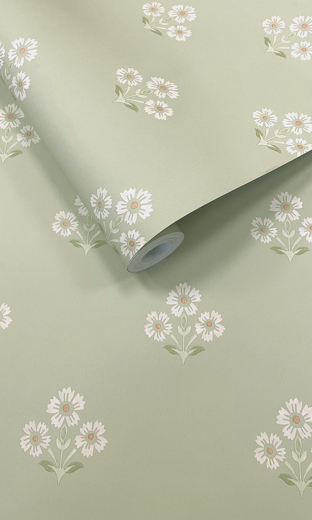 Sage Timeless Bloom Floral Wallpaper R9672