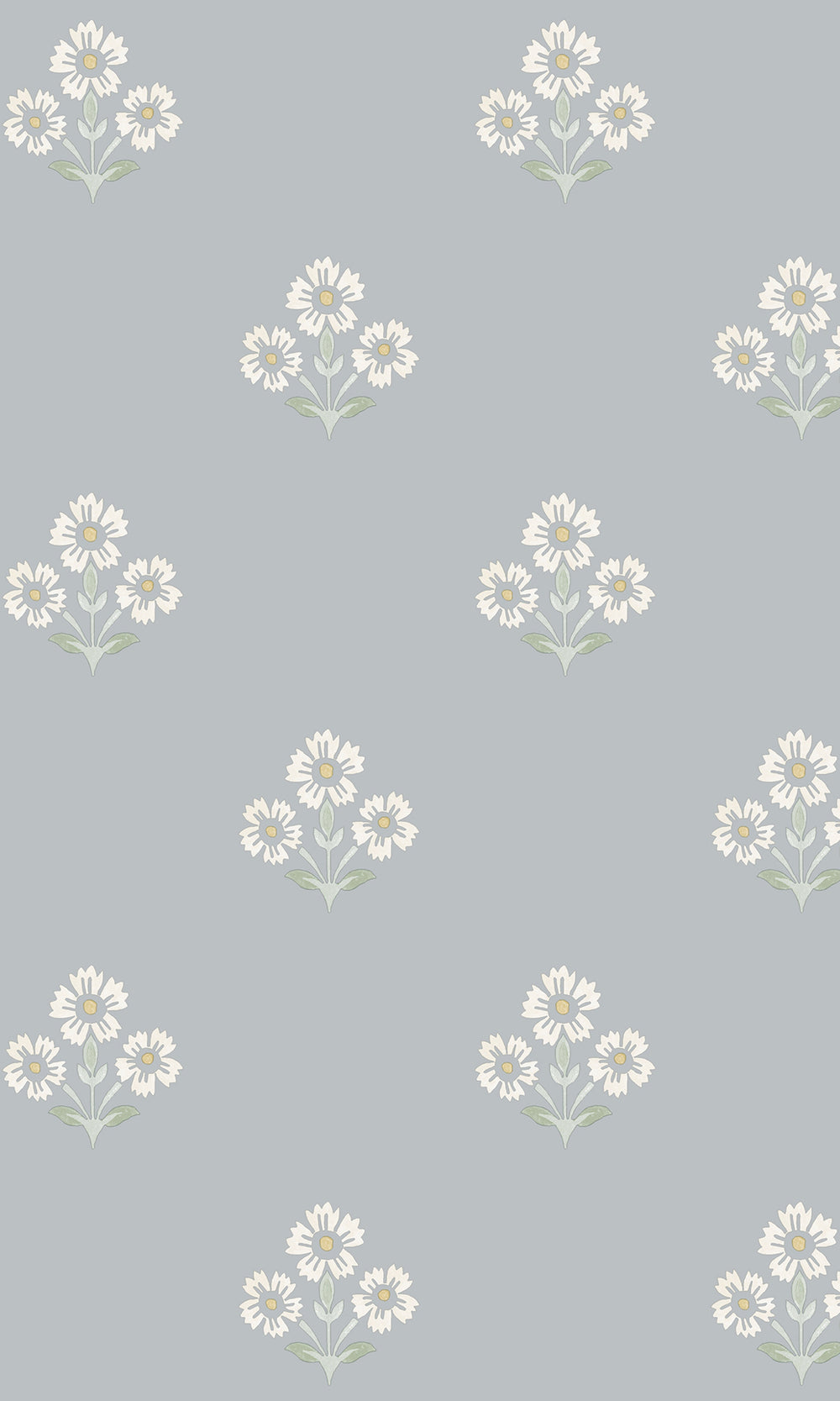 Blue Timeless Bloom Floral Wallpaper R9673