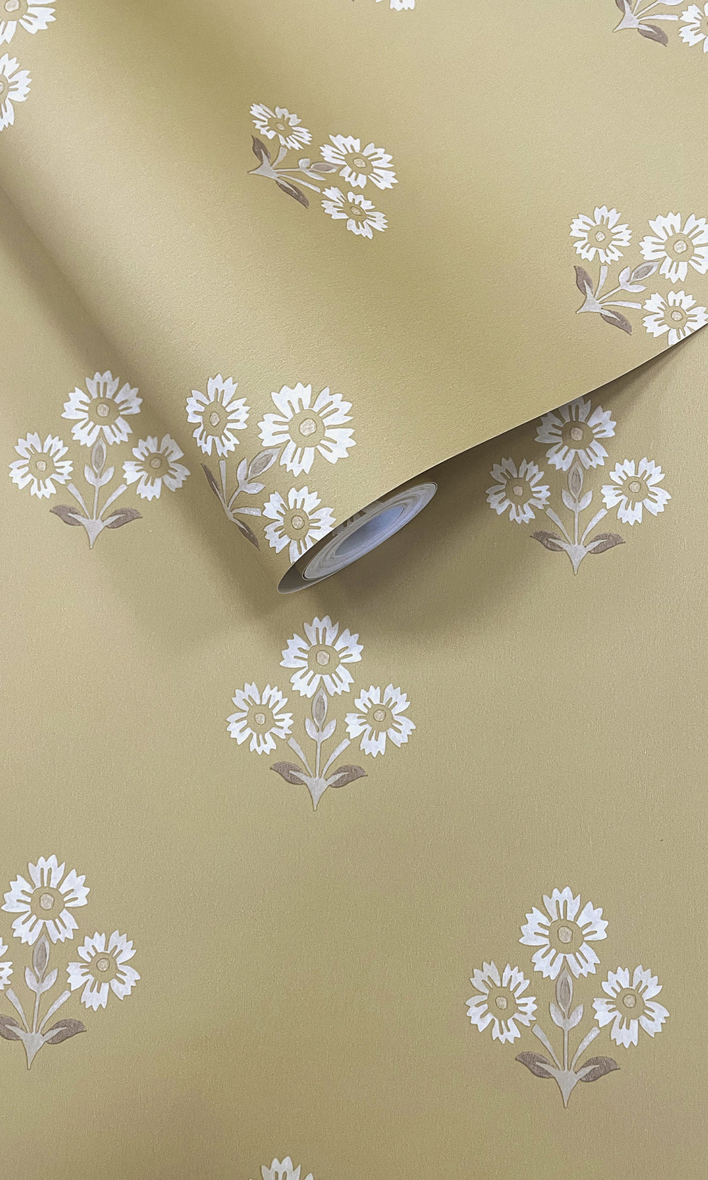 Ochre Timeless Bloom Floral Wallpaper R9674