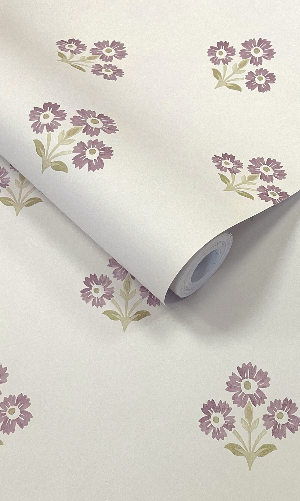 Neutral Mulberry Timeless Bloom Floral Wallpaper R9675